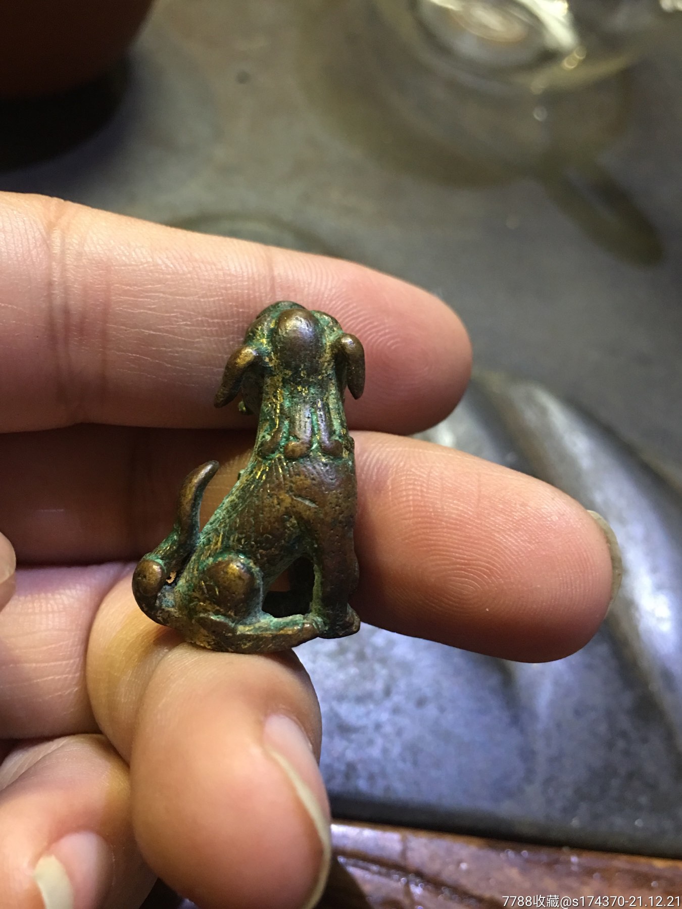 宋元时期镏金铜狮子