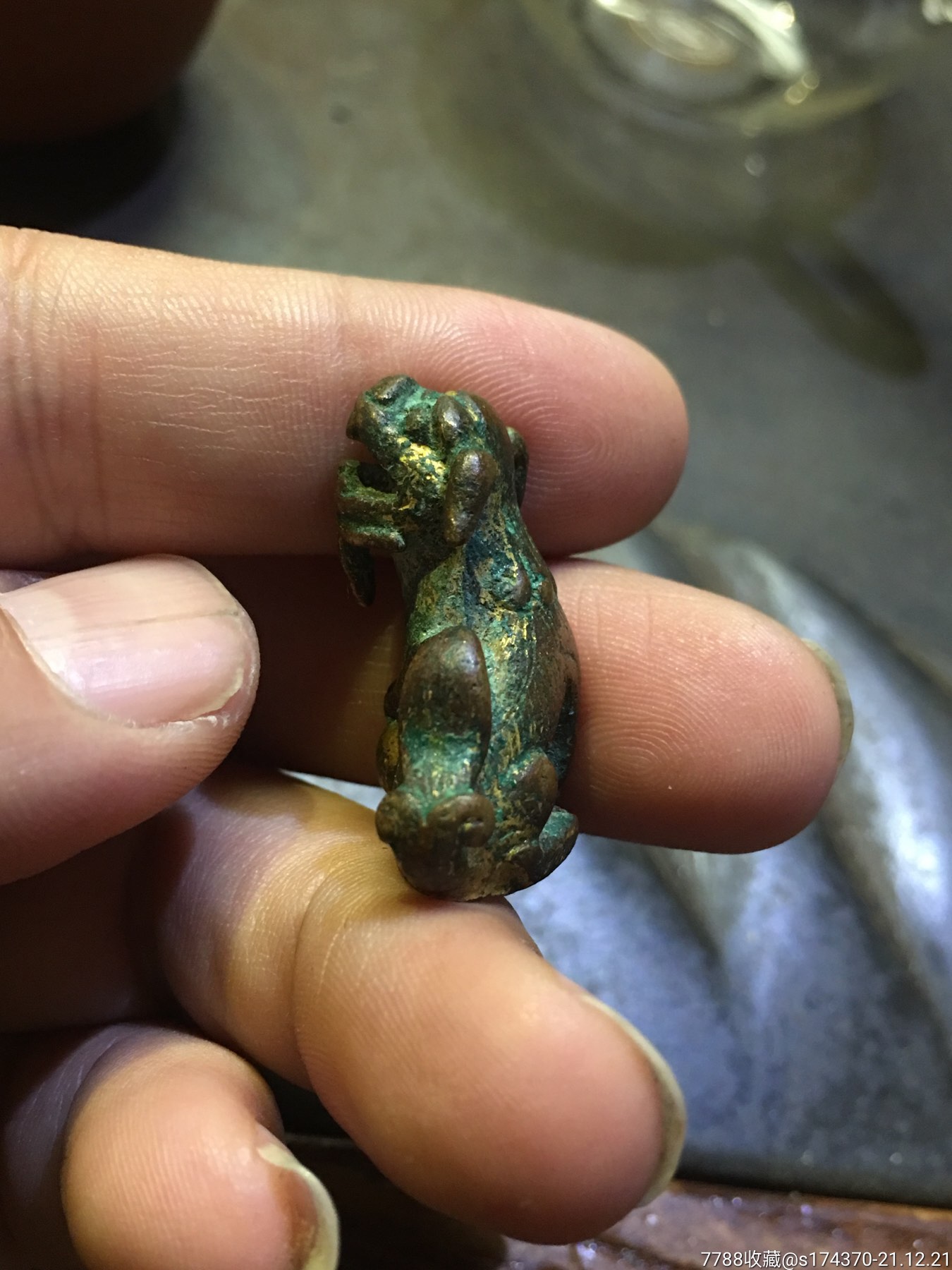 宋元时期镏金铜狮子