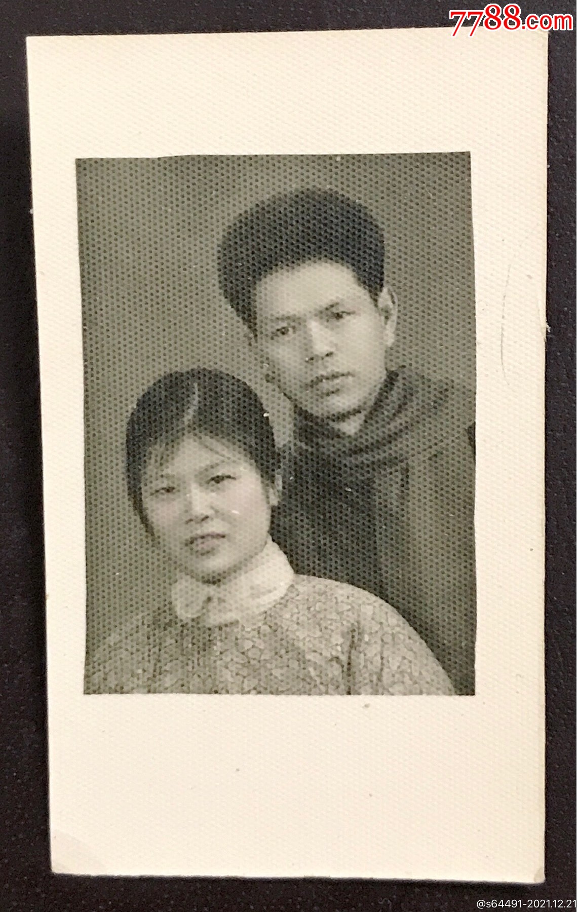 六十年代,夫妻结婚合影_老照片_黄埔一期生【7788收藏__收藏热线】