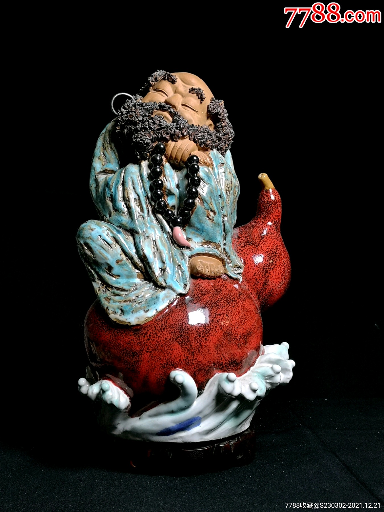 石湾窑陶瓷达摩摆件_价格680元_第1张_7788收藏__收藏热线