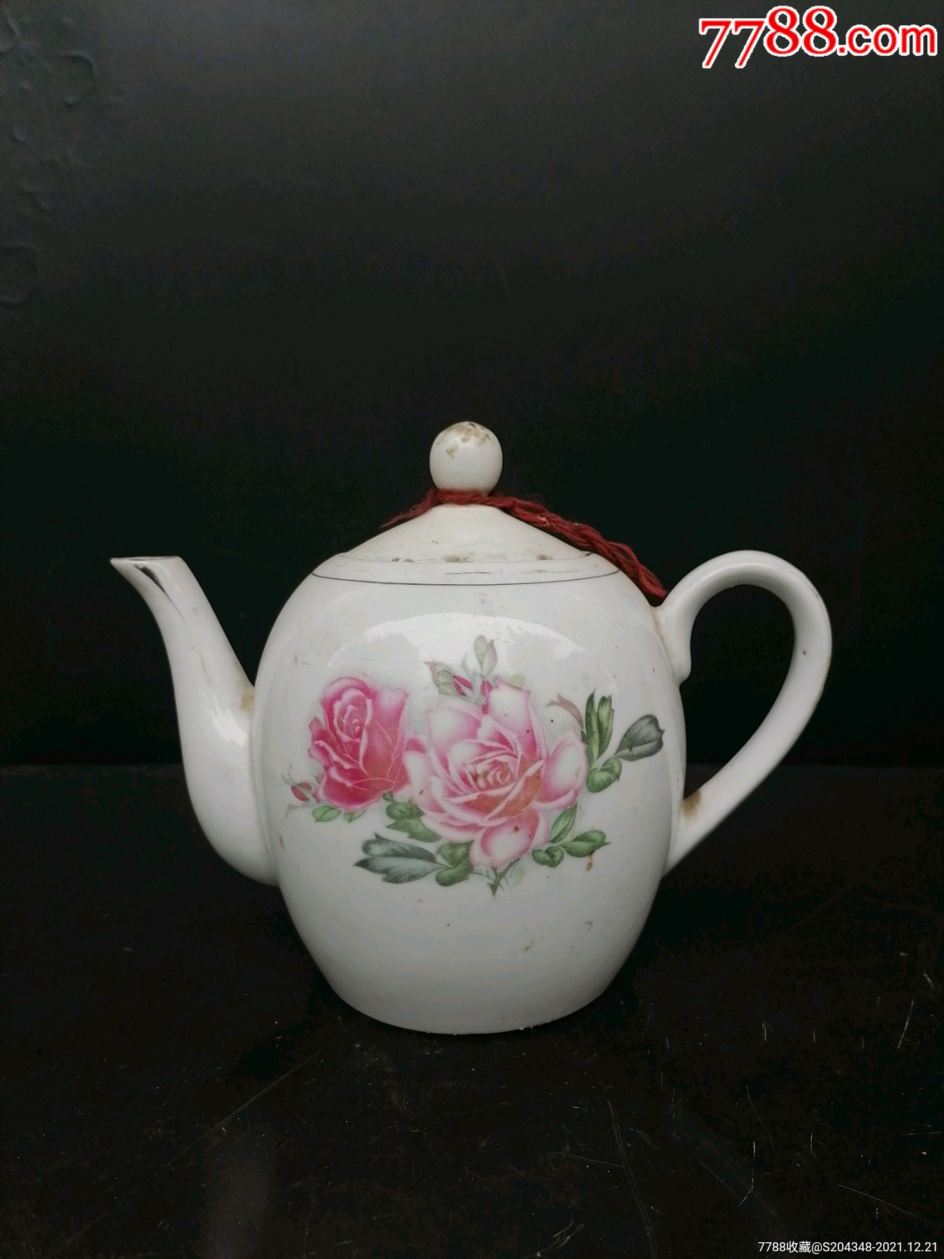 七十年代醴陵瓷茶壶