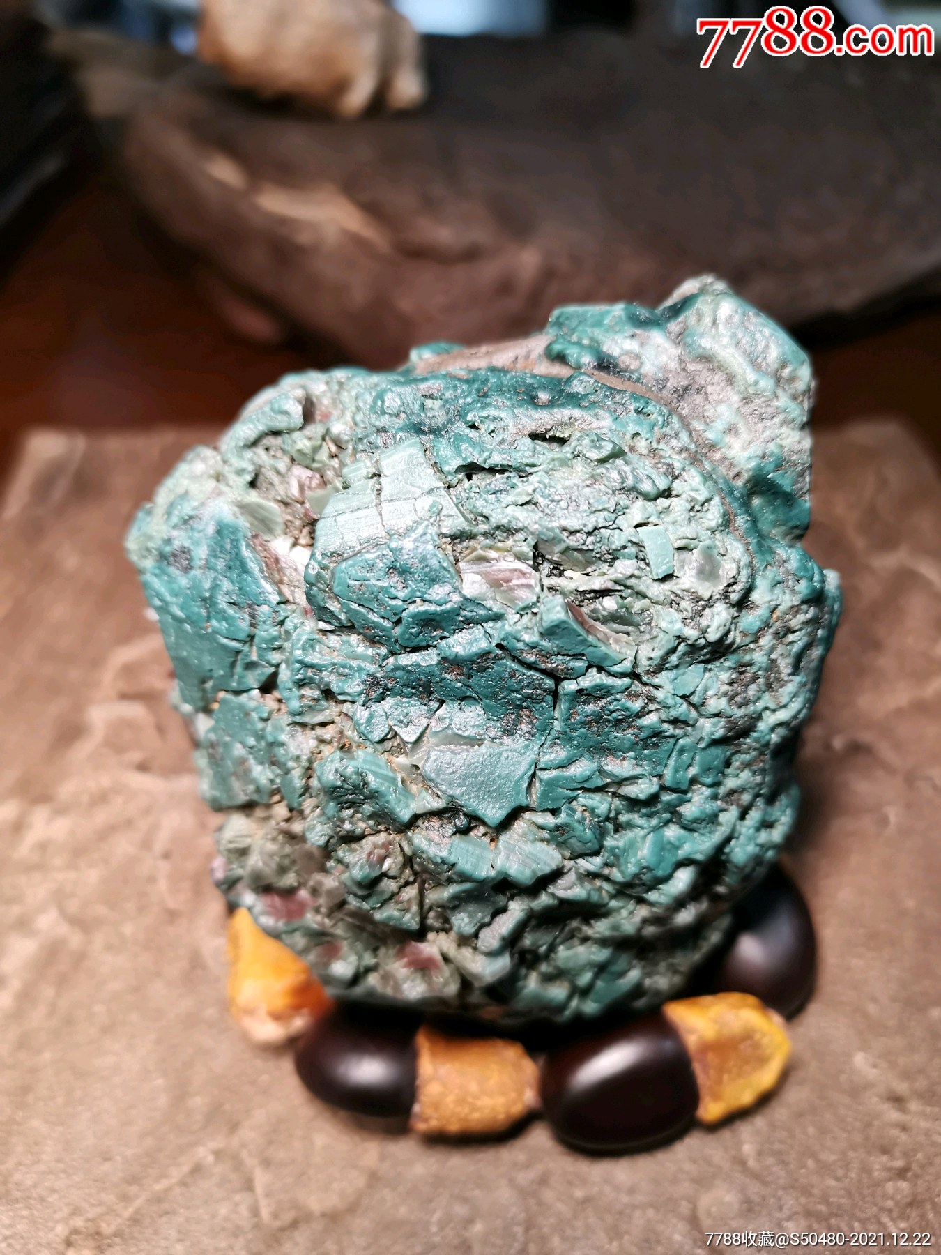 纯天然型皮色戈壁玛瑙原石沙漠漆风凌石风砺石开片绿碧玉原石