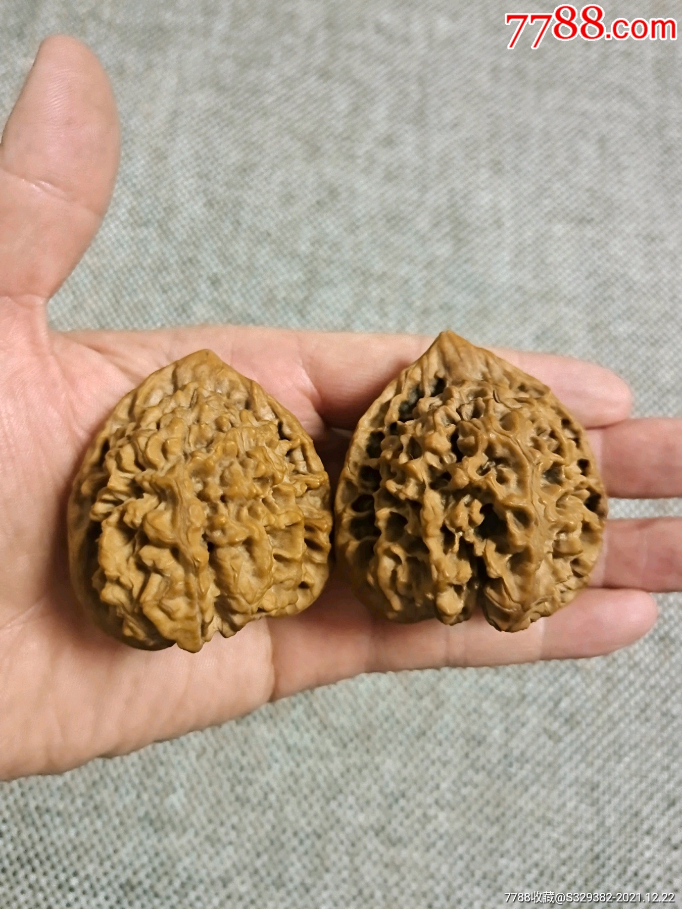特大核桃一对