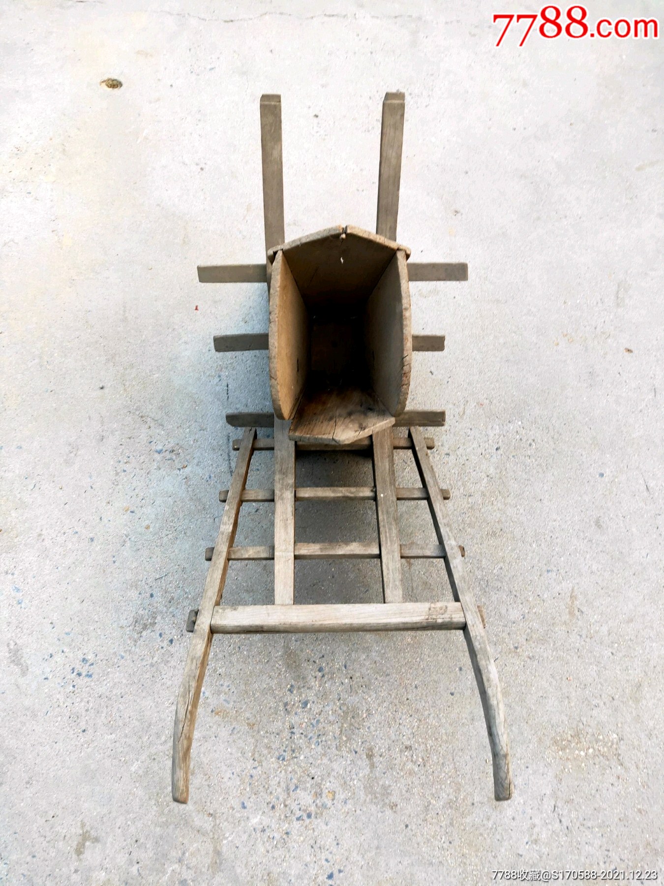 民俗农耕老物件古代农耕种田种粮食用工具做工精致完整全品品相好少见