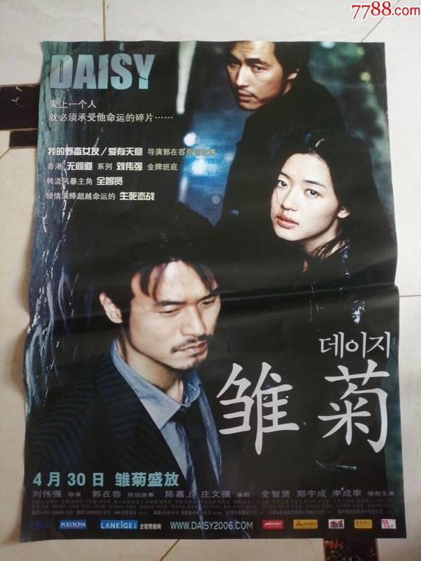 全开电影海报雏菊主演全智贤郑宇成李成宰