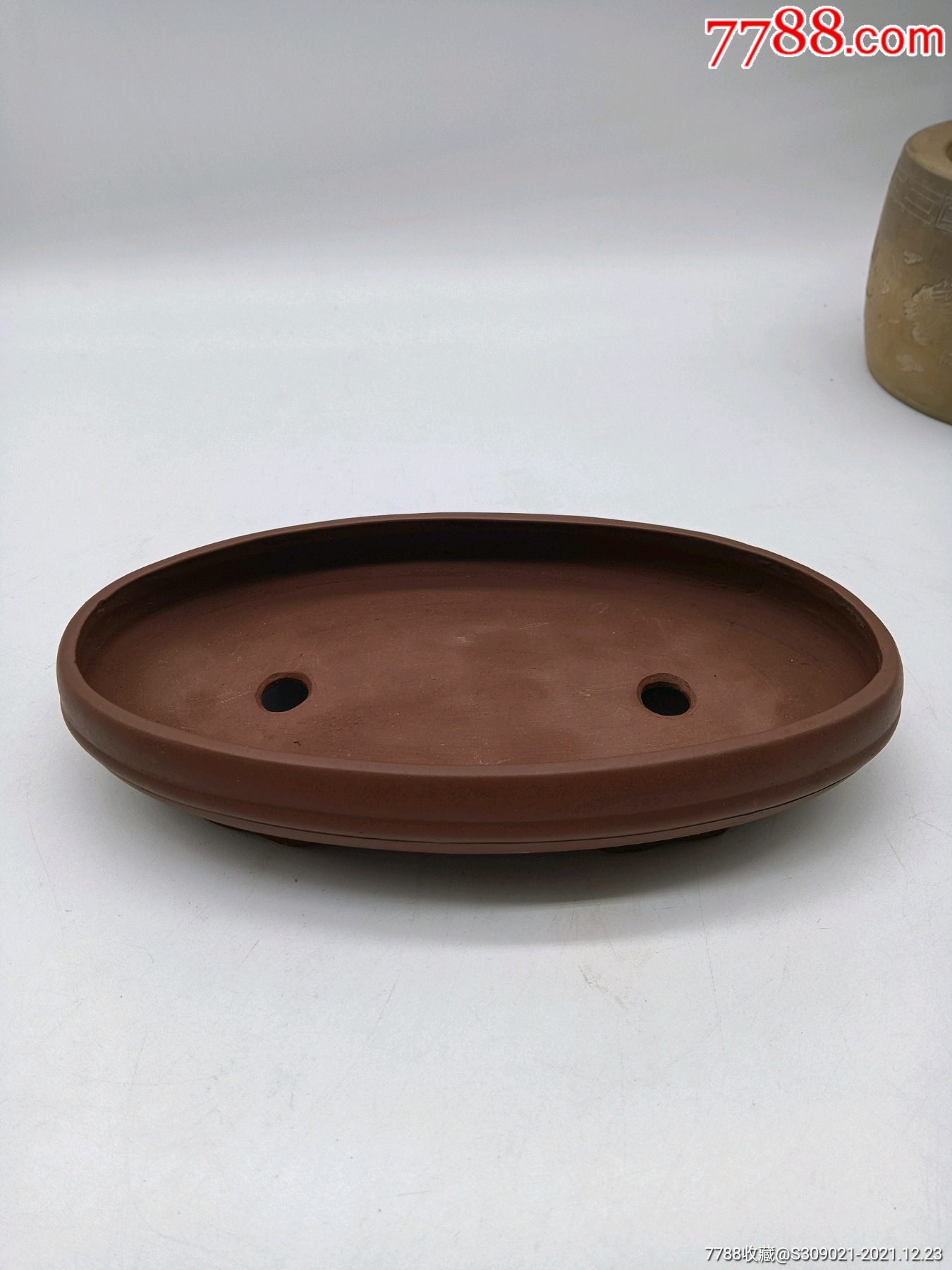 80年代手工紫砂盆