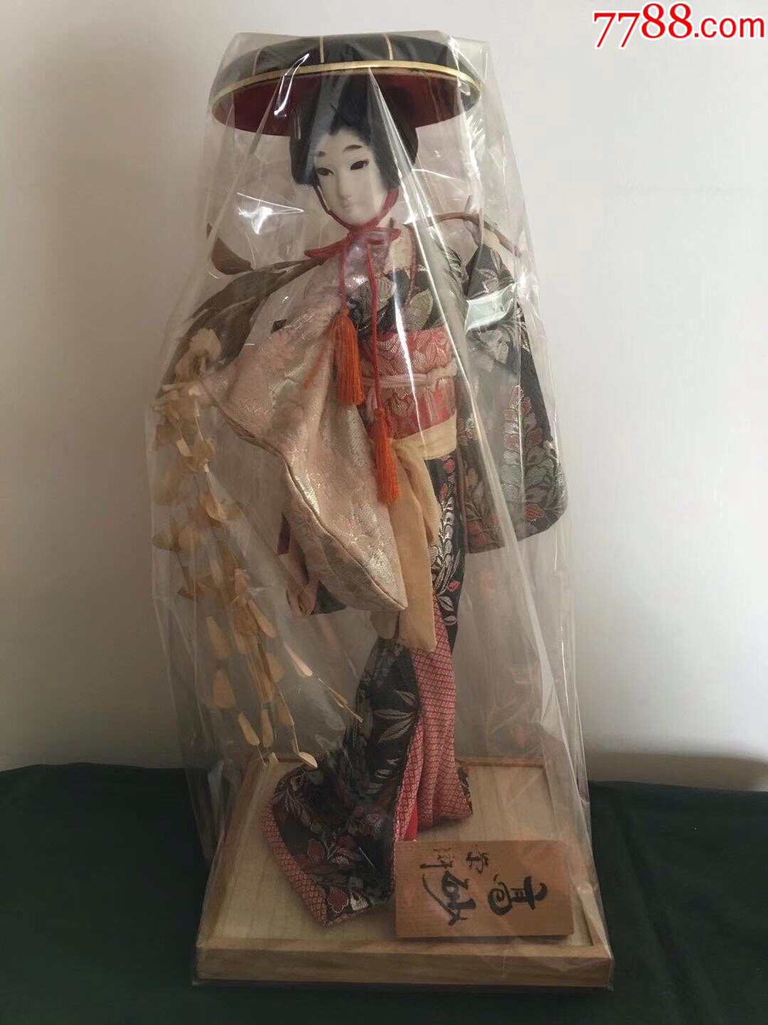 日本手工布艺摆件藤娘