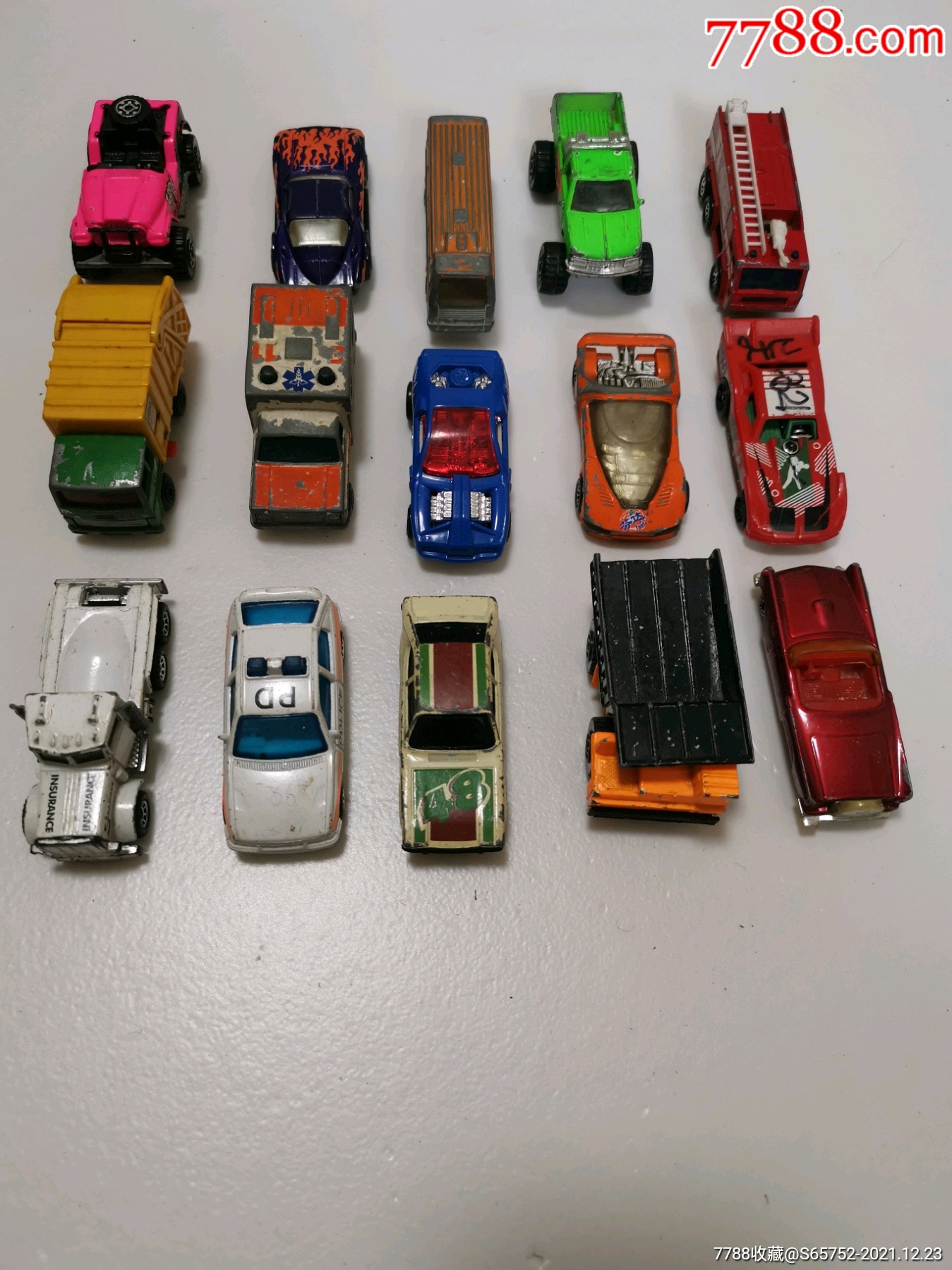 火柴盒车模15个