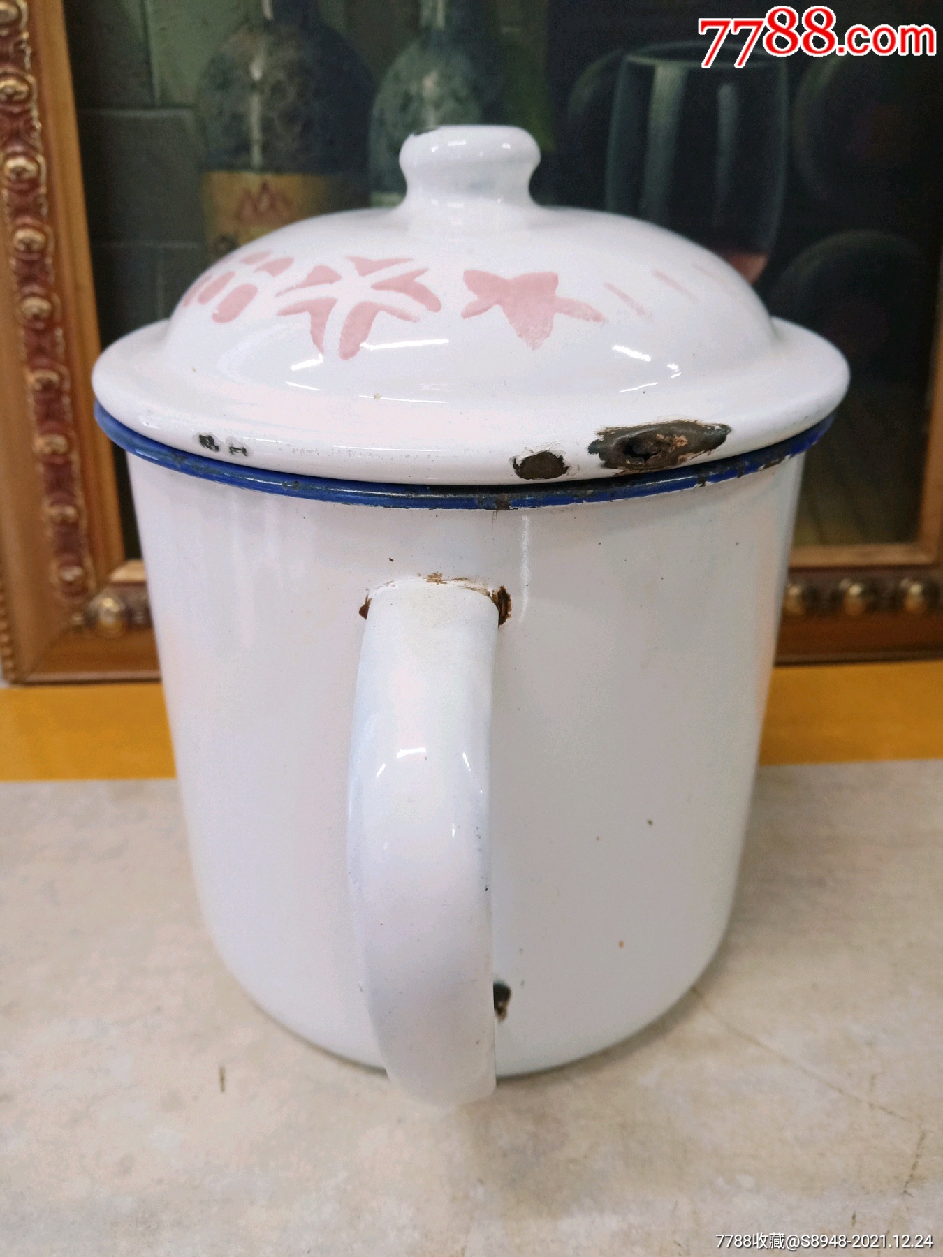 一九八三年先进集体奖大号搪瓷缸