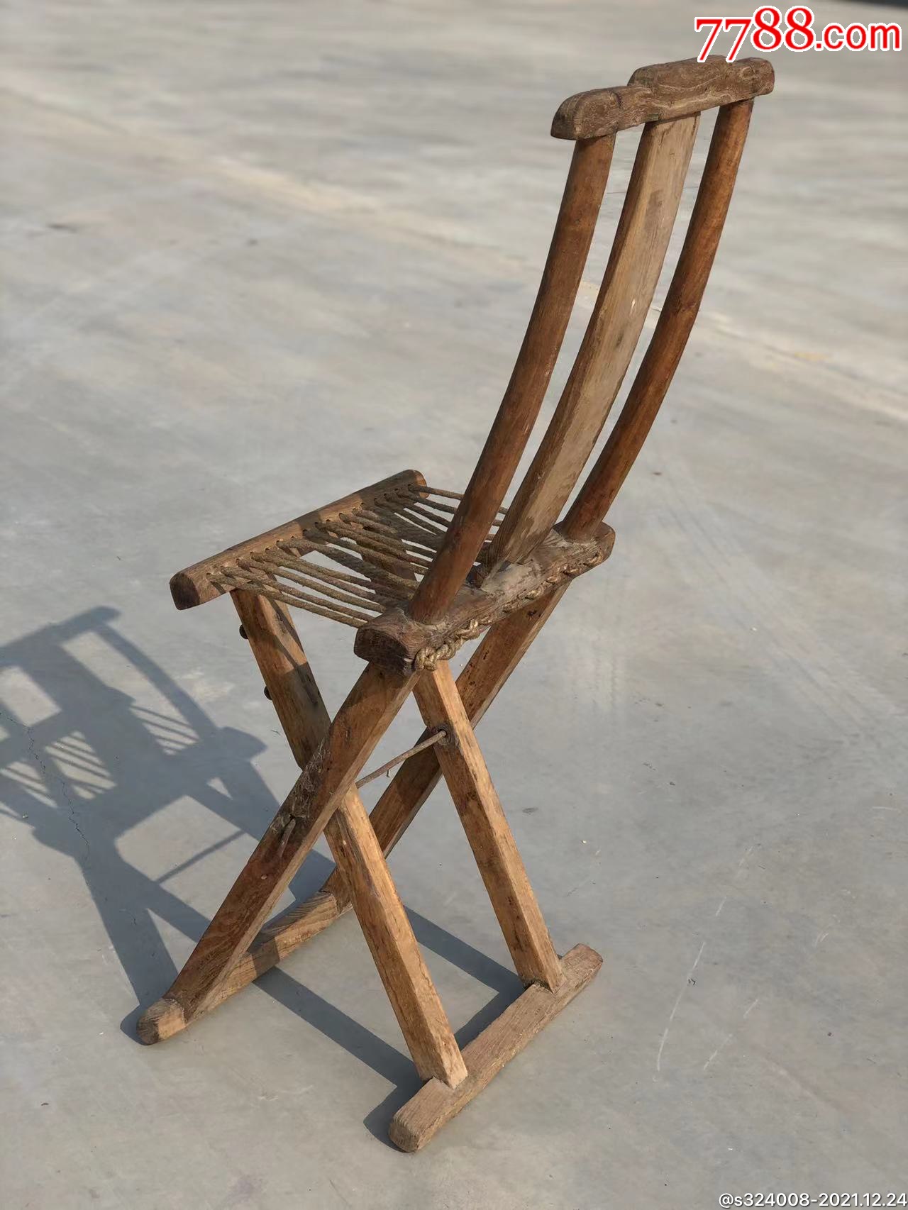 清代榆木交椅全品