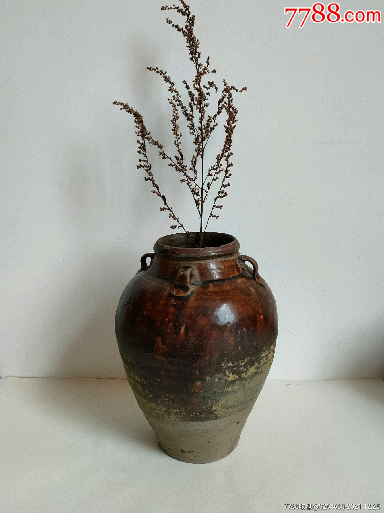 唐代寿州窑四系罐子_黄釉瓷_东园雅集【7788旧书网】