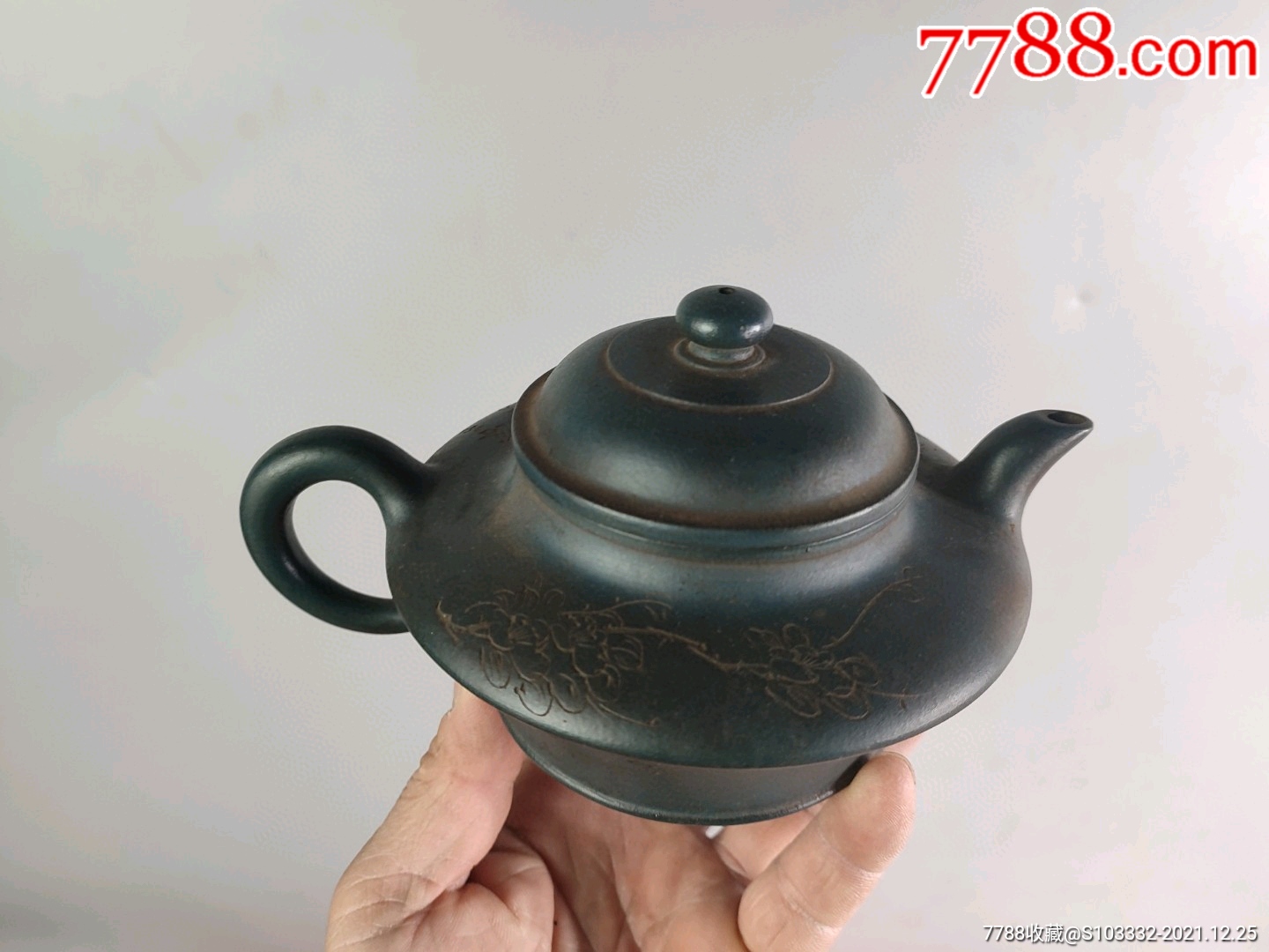 蜀山陶业合作社款绿泥紫砂壶
