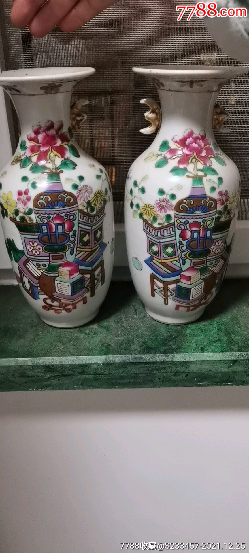 博古瓶-价格:2600元-se84539088-彩绘瓷/彩瓷-零售-7788收藏__收藏热线