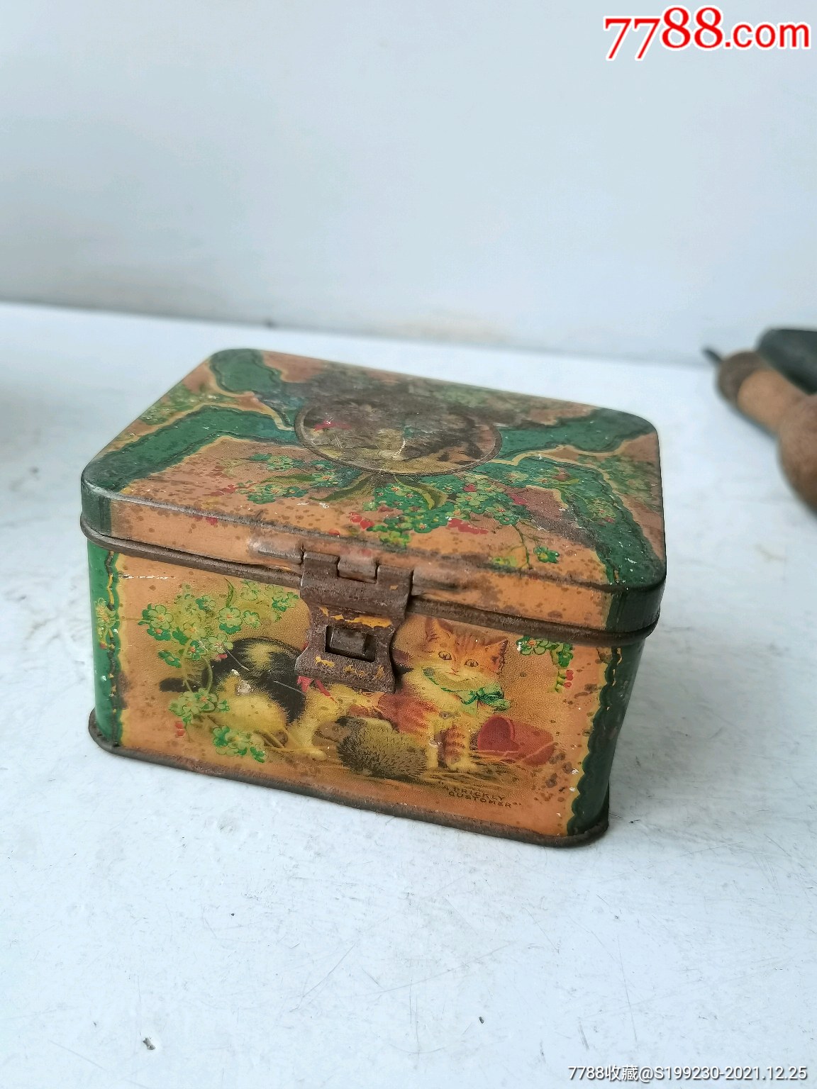 外国老铁盒民国小铁盒好品相老铁盒