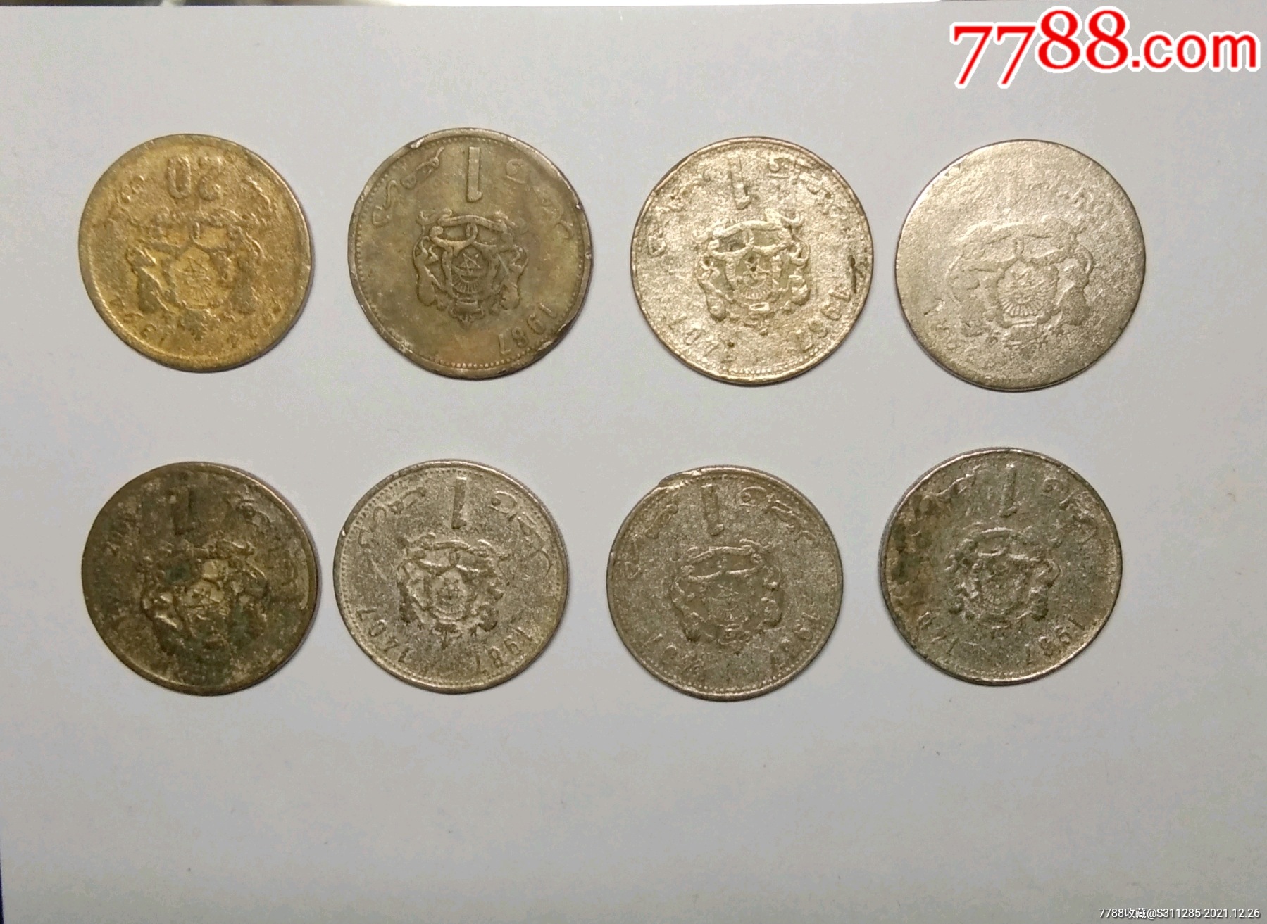 摩洛哥硬币8枚