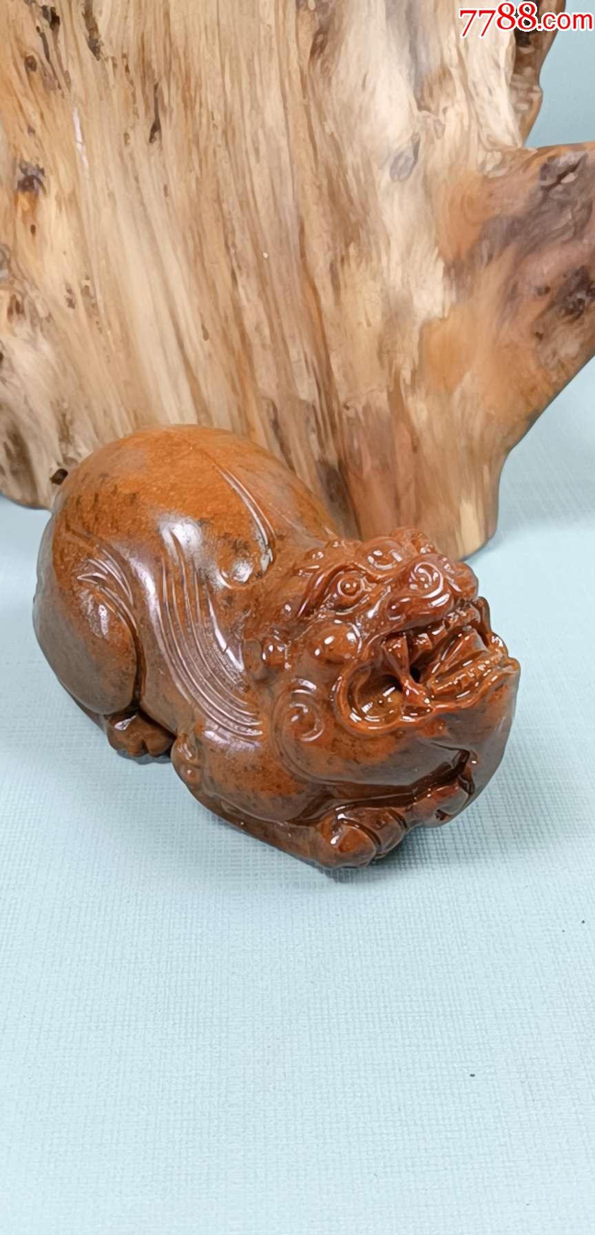 6240新疆和田玉黄沁苏工貔貅