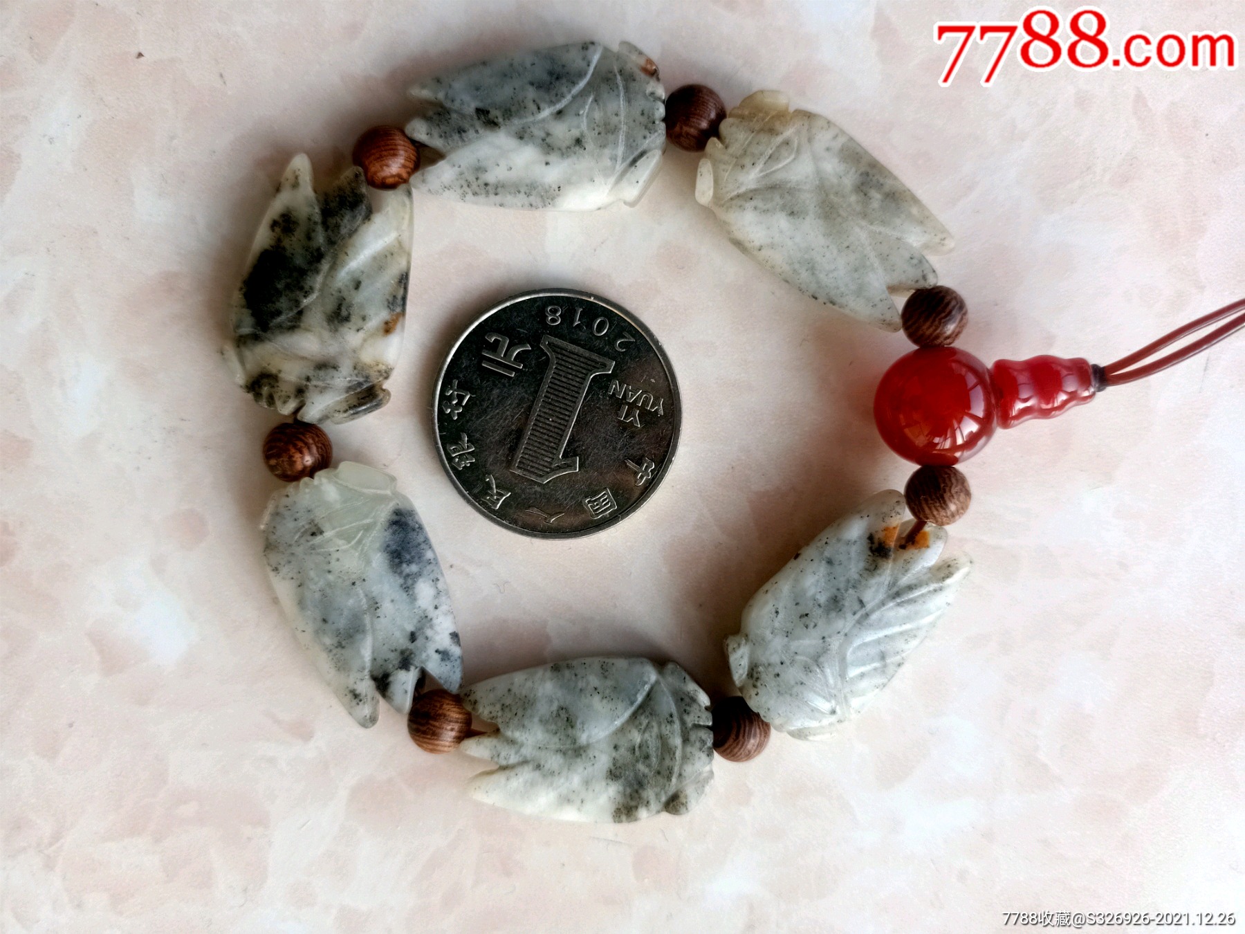 和田籽玉蝉手串