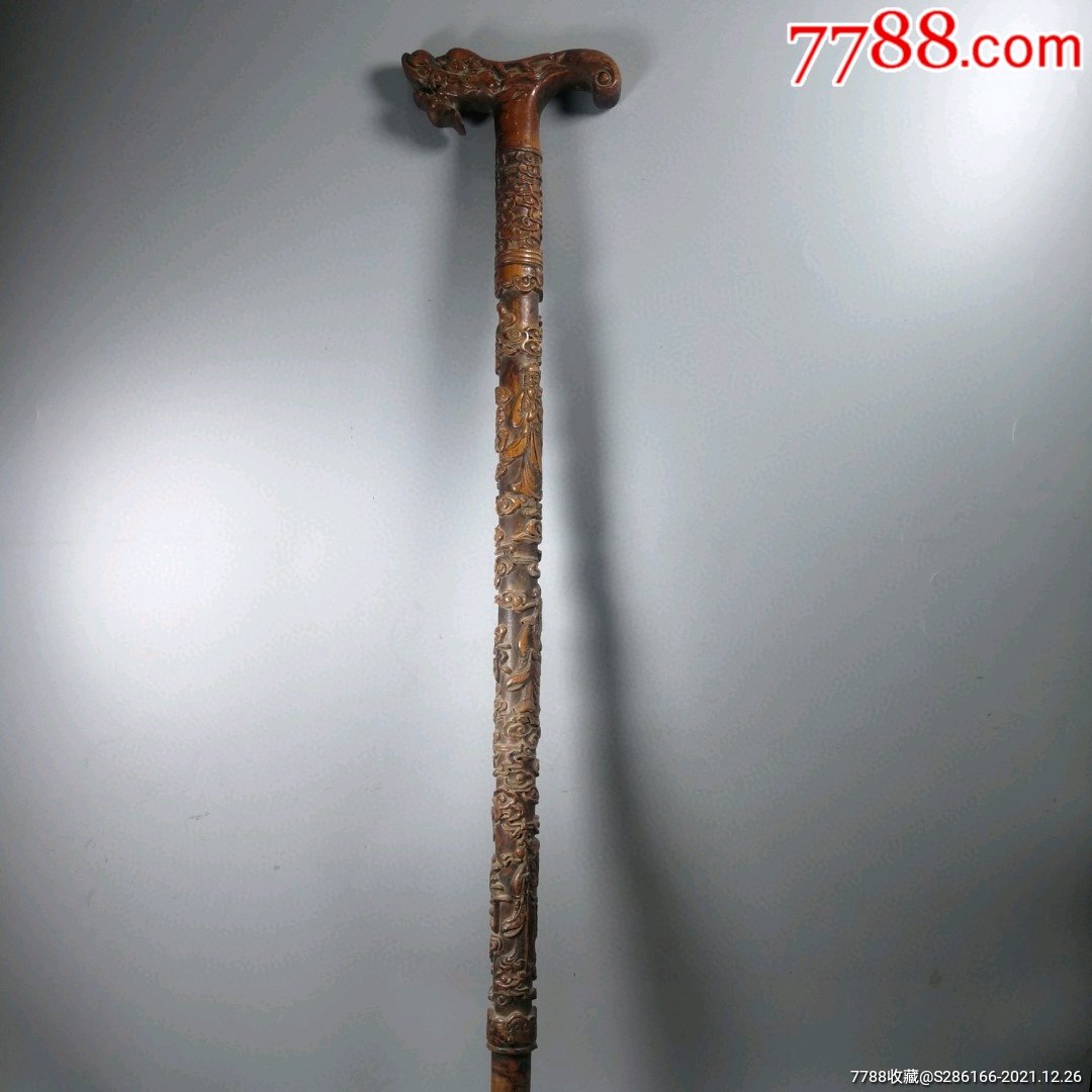 老黄杨木拐杖.不议价_价格150元_第1张_7788收藏__收藏热线