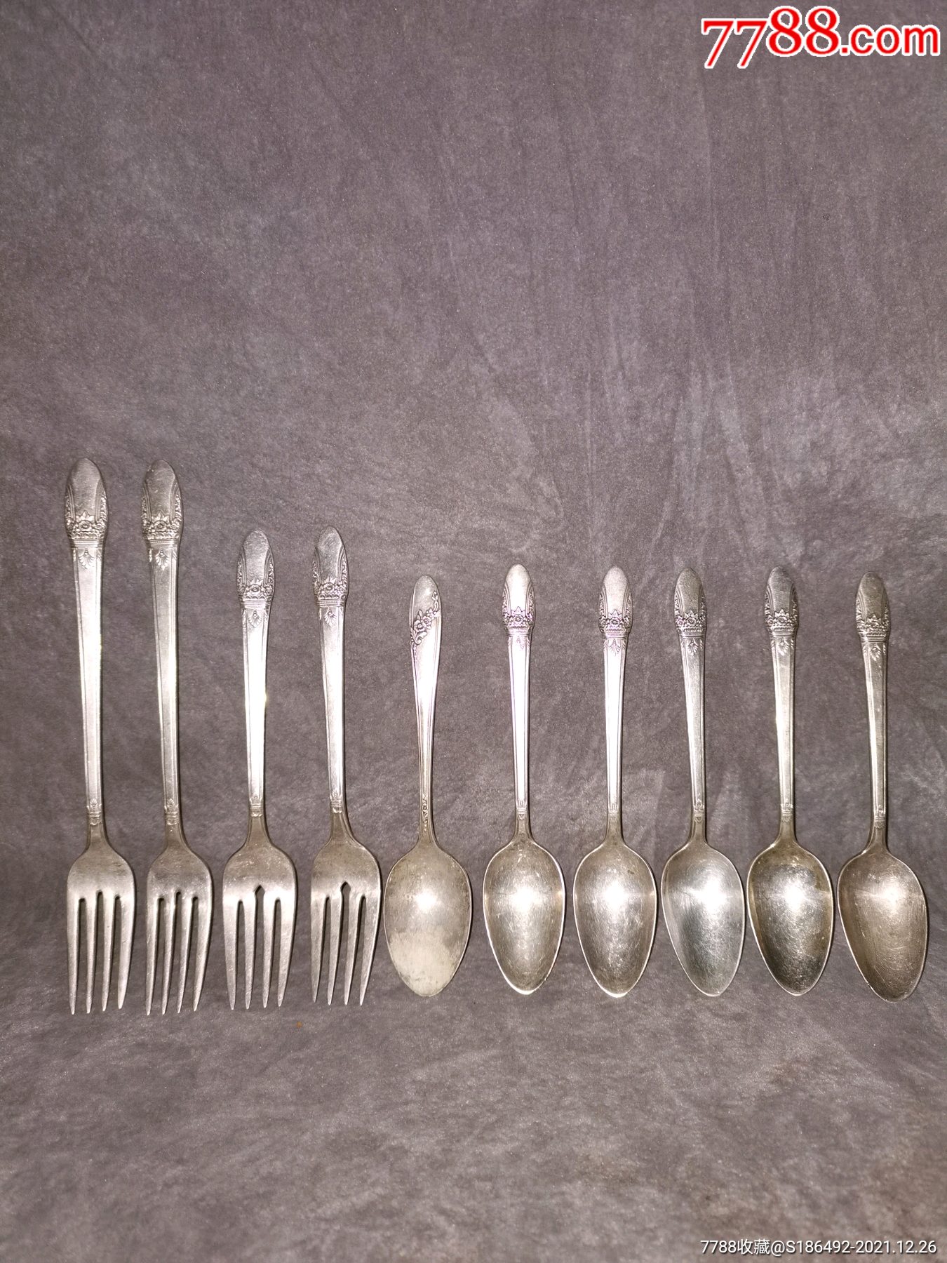 美国罗杰斯兄弟银勺子银叉子_其他银器_第1张_7788集邮网