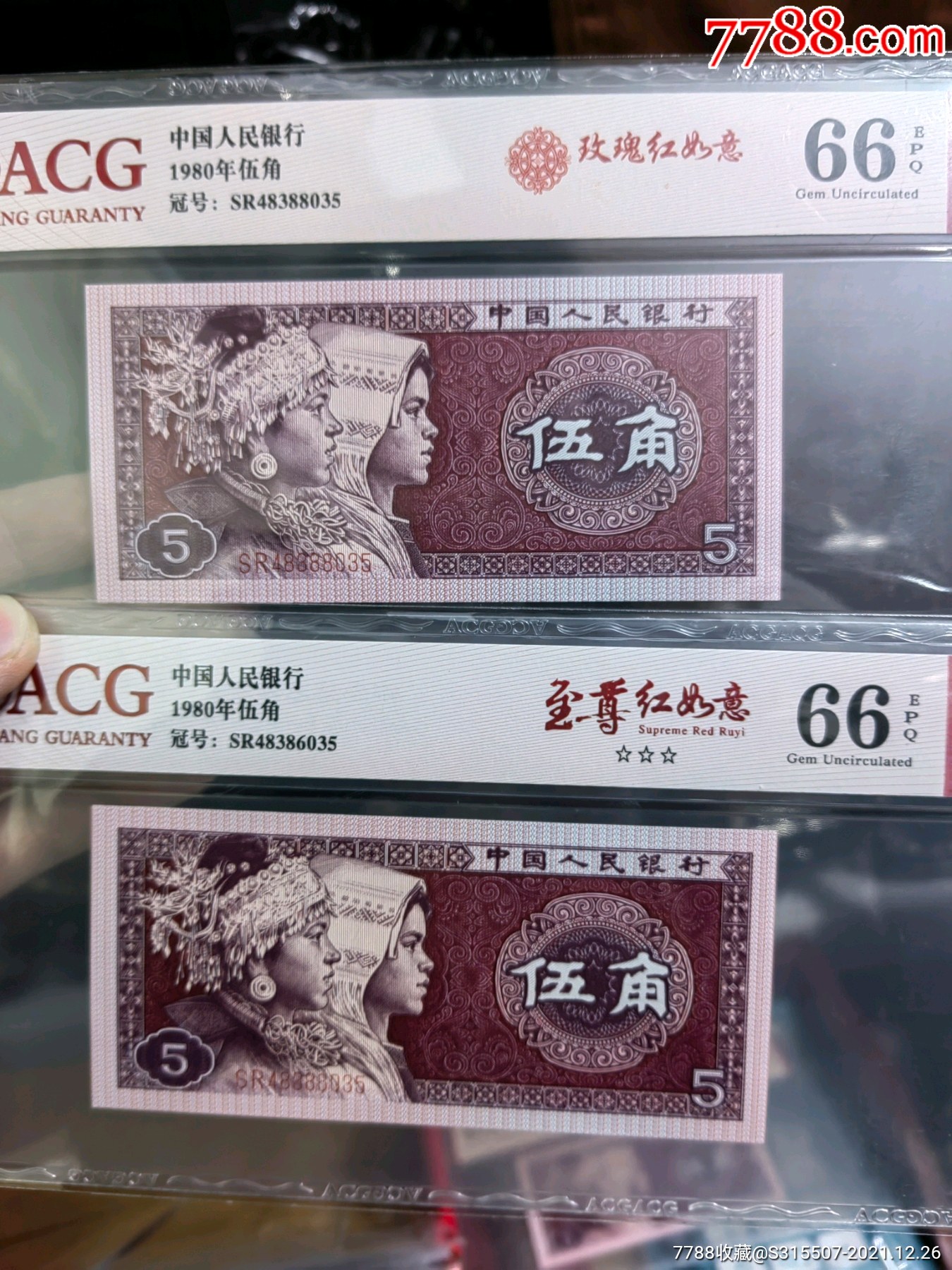 8005sr至尊红如意冠号图片