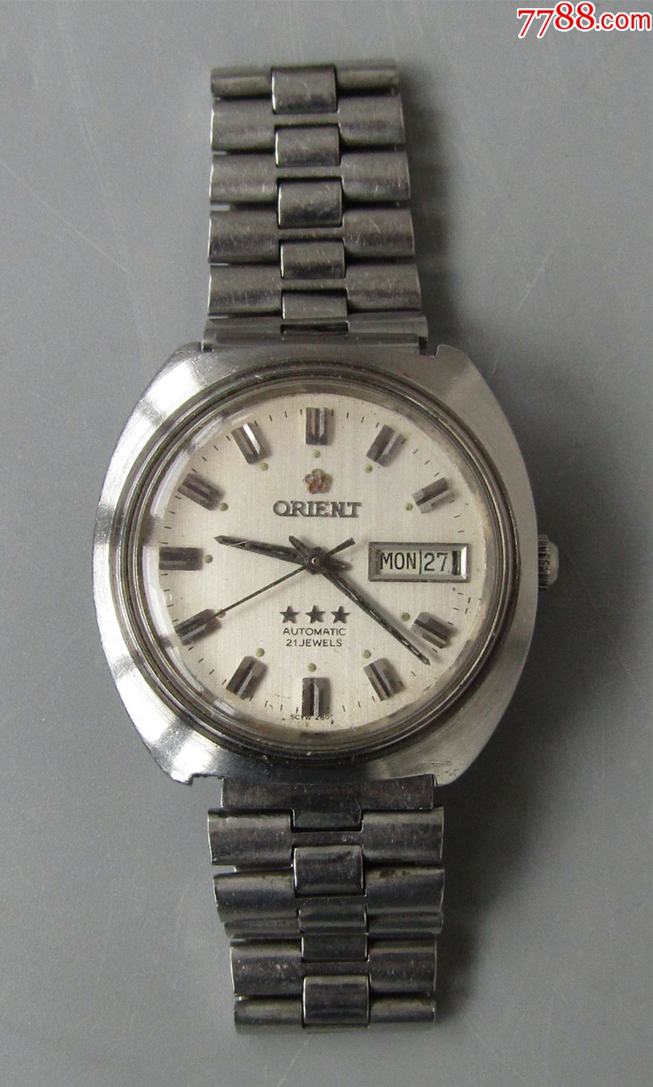 瑞士梅花自动机械男古董表表盘改当配件卖