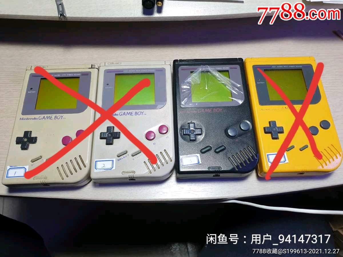 9新,任天堂gb厚版游戏机,能开机,裸机,当尸体,配件出-psp/游戏机-7788