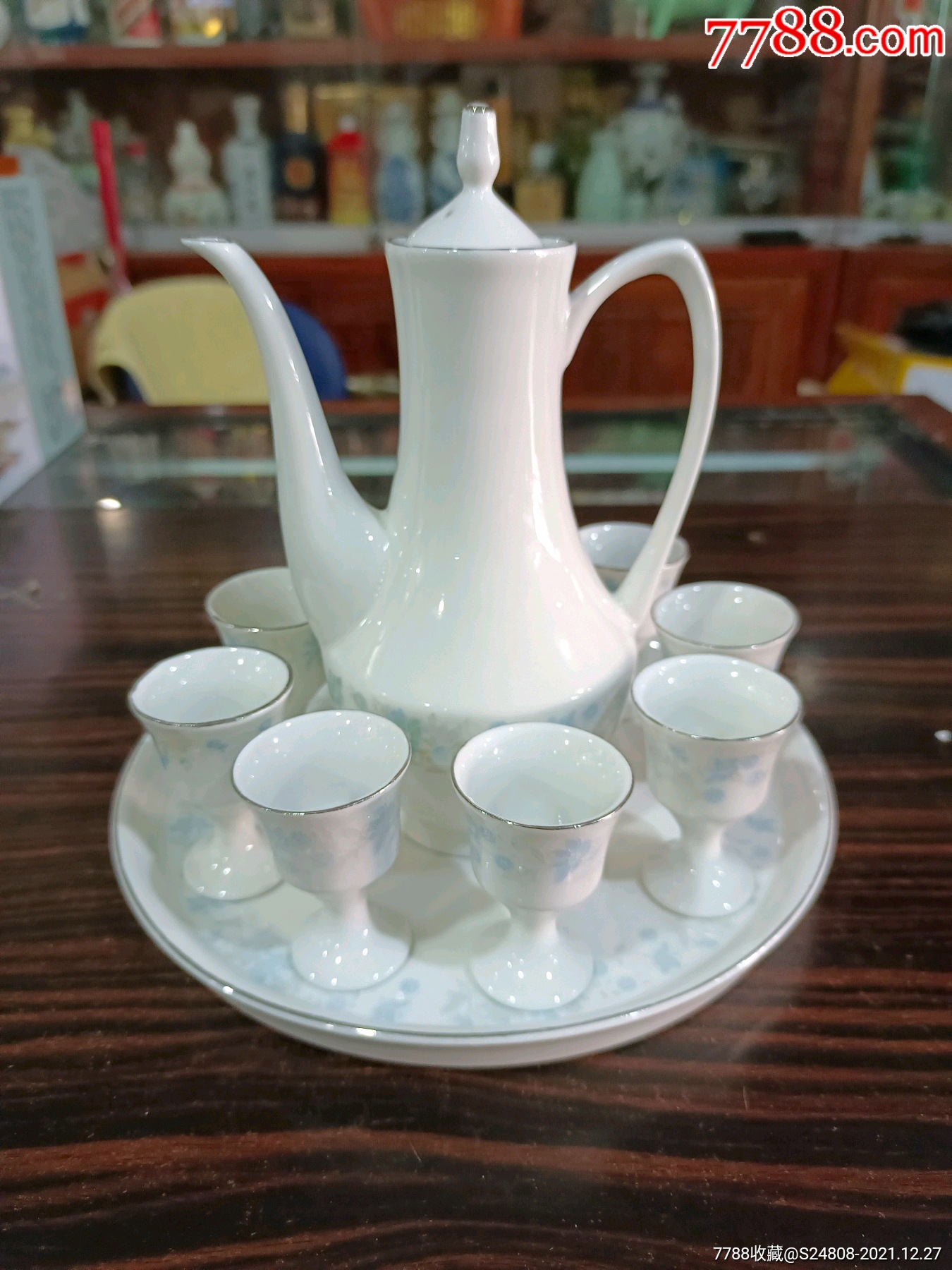 博山10头花蕾酒具一套_套装酒具_图片欣赏_收藏价值_7788画册网