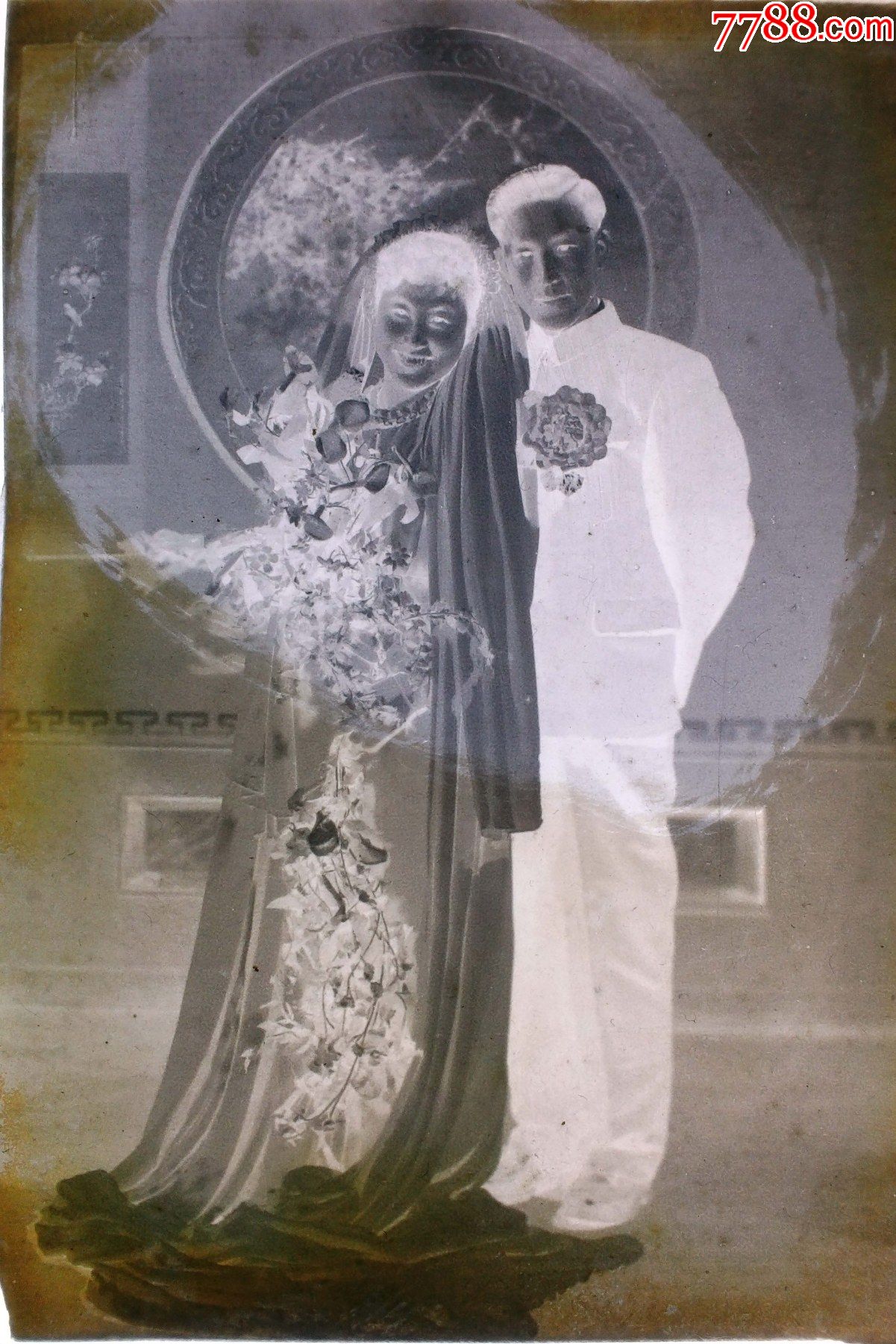 70年代婚纱照高清图图片