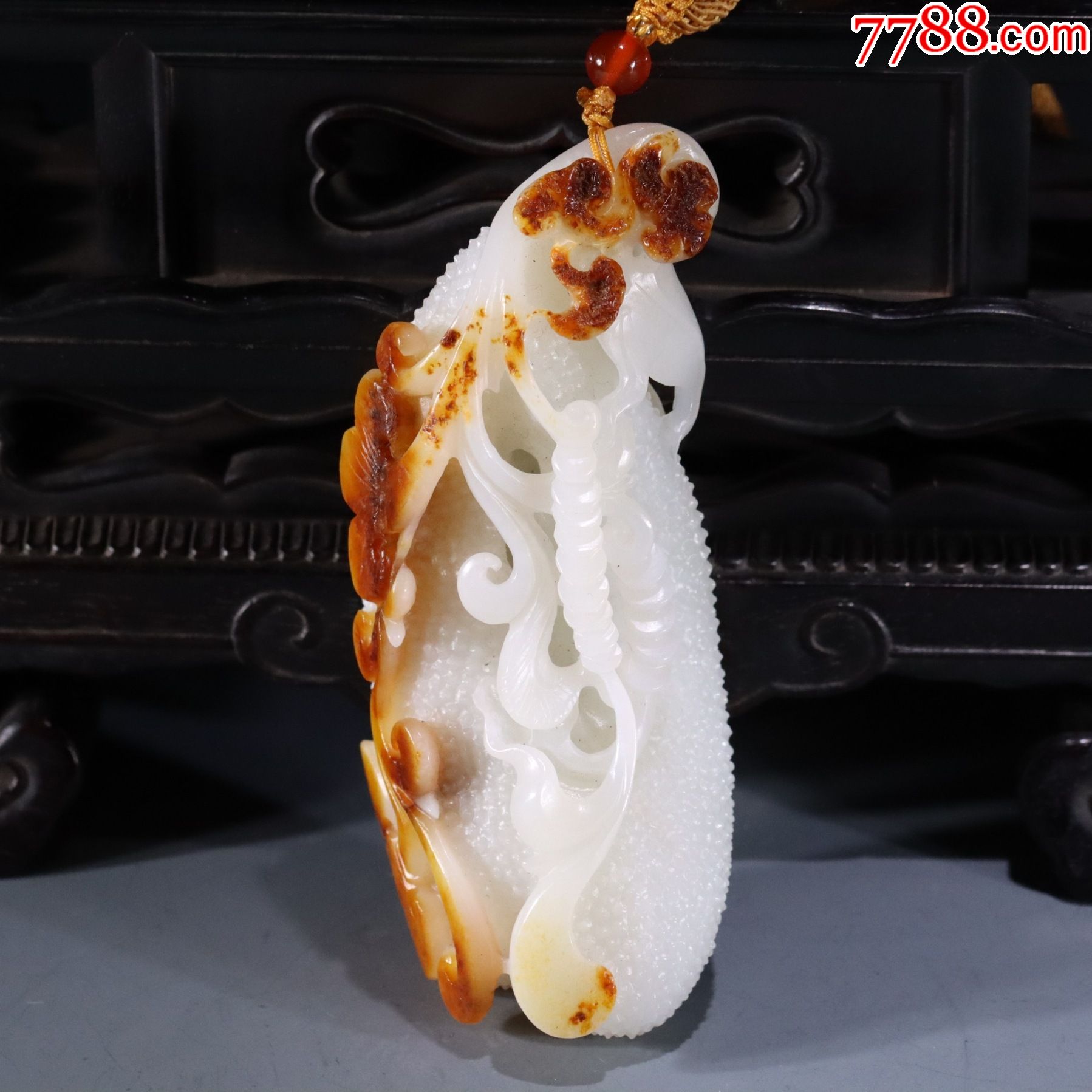 和田玉瓜果佩件a91s60f