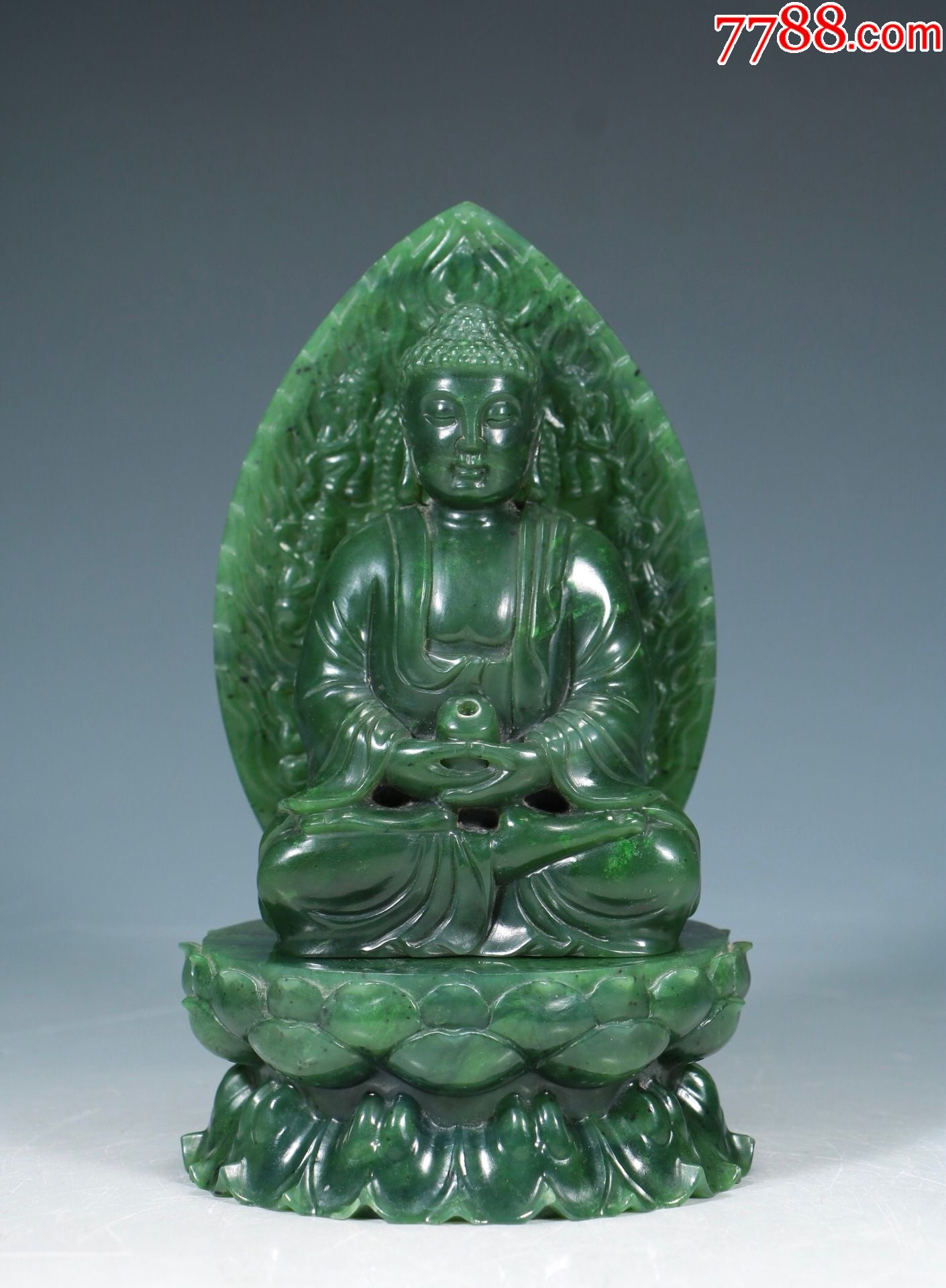 和田碧玉释迦牟尼坐像
