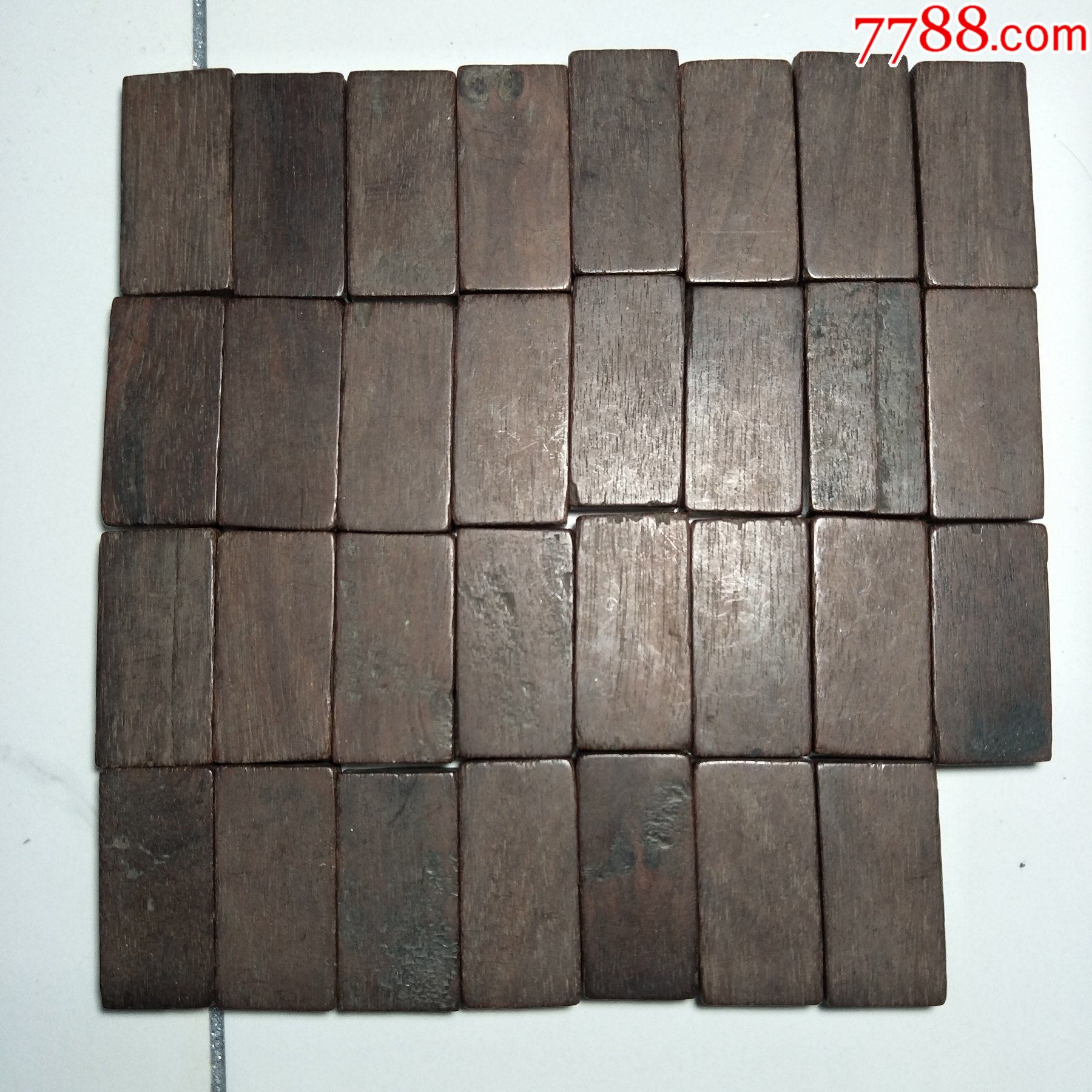 清代红木牌九31颗牌缺一颗包老包邮