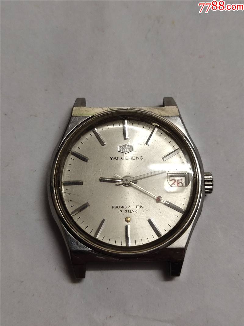 羊城单日历男机械表