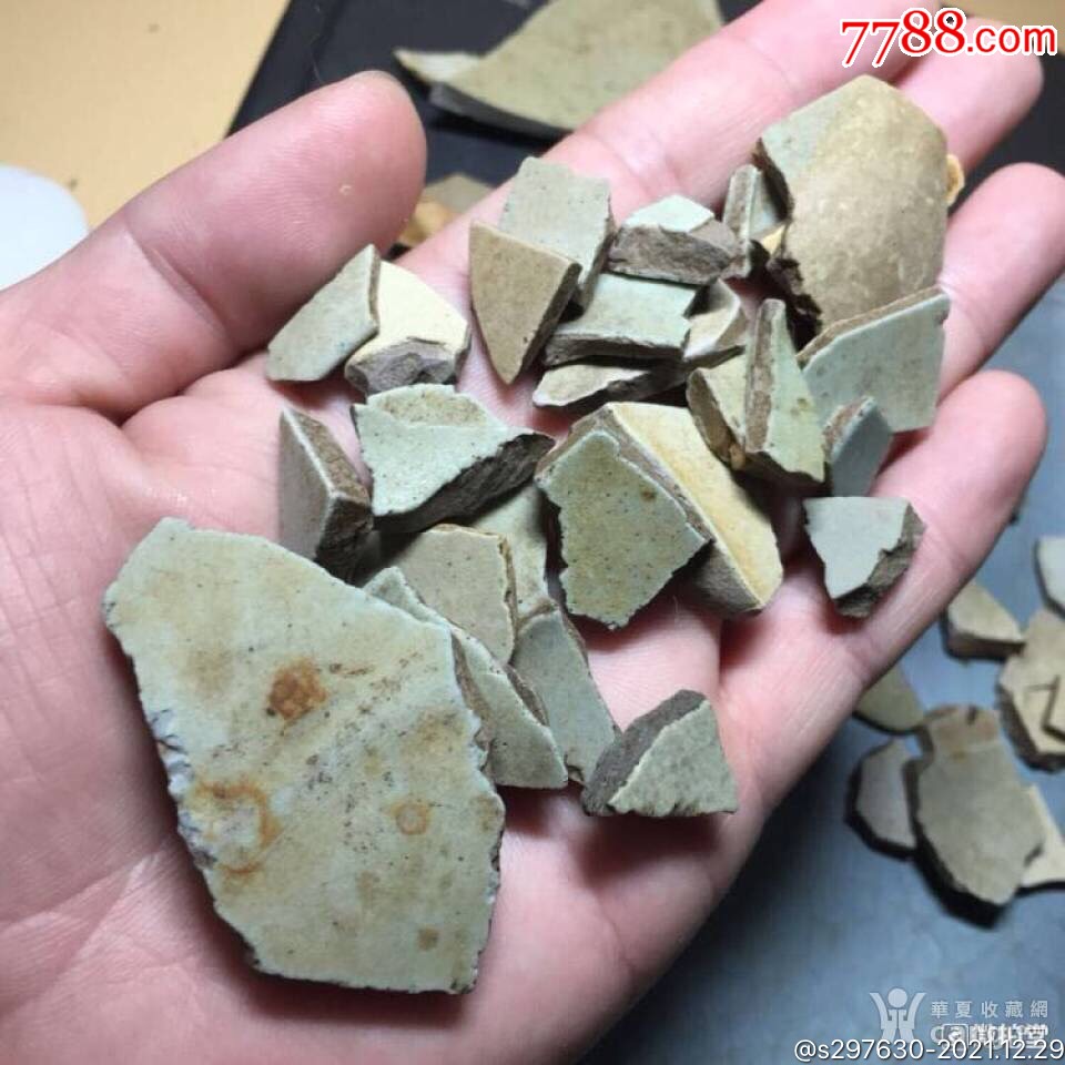 q北宋官窑(清凉寺汝窑)_瓷片_第1张_7788瓷器