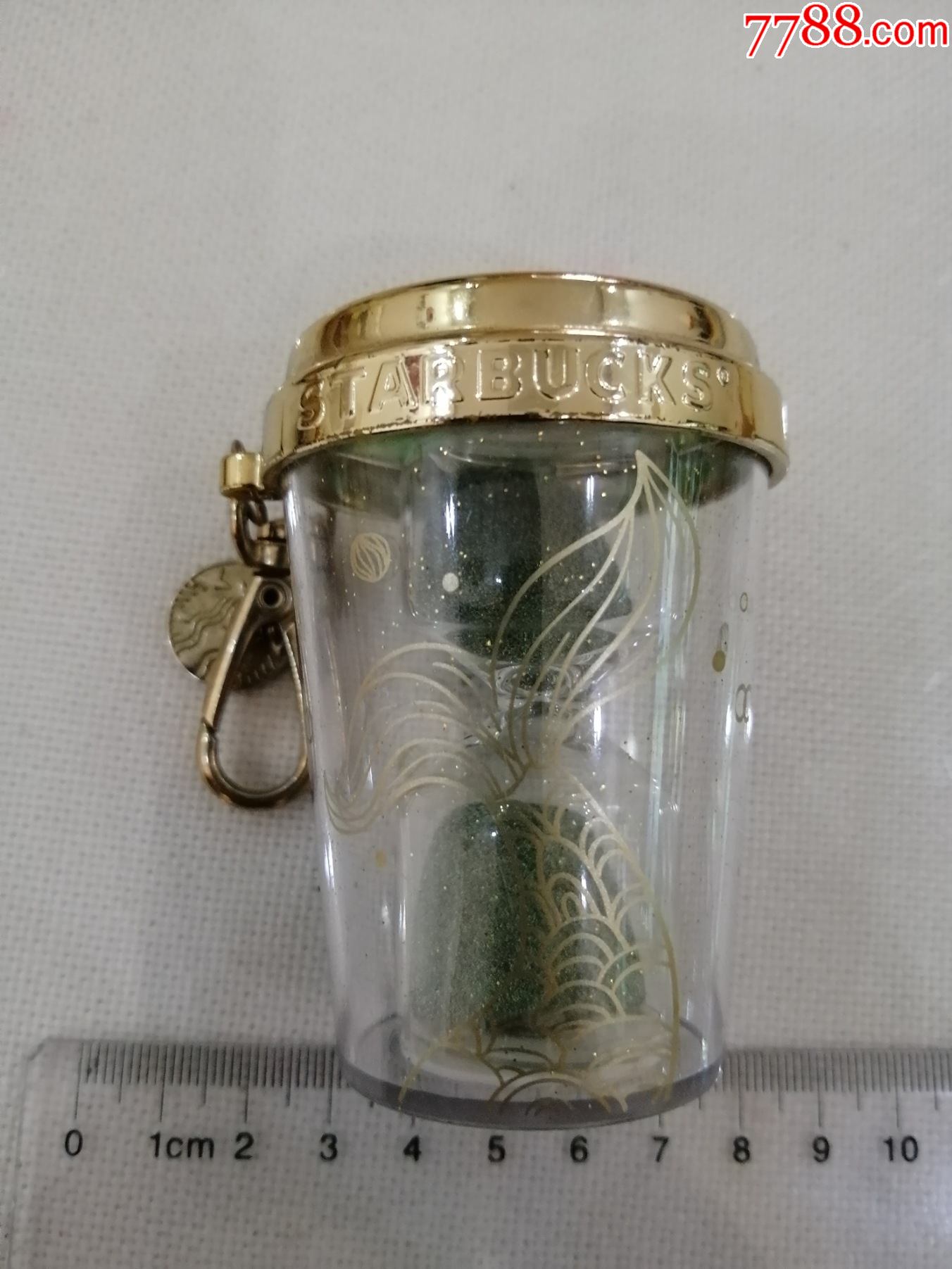 星巴克纪念款钥匙扣沙漏星巴克钥匙扣