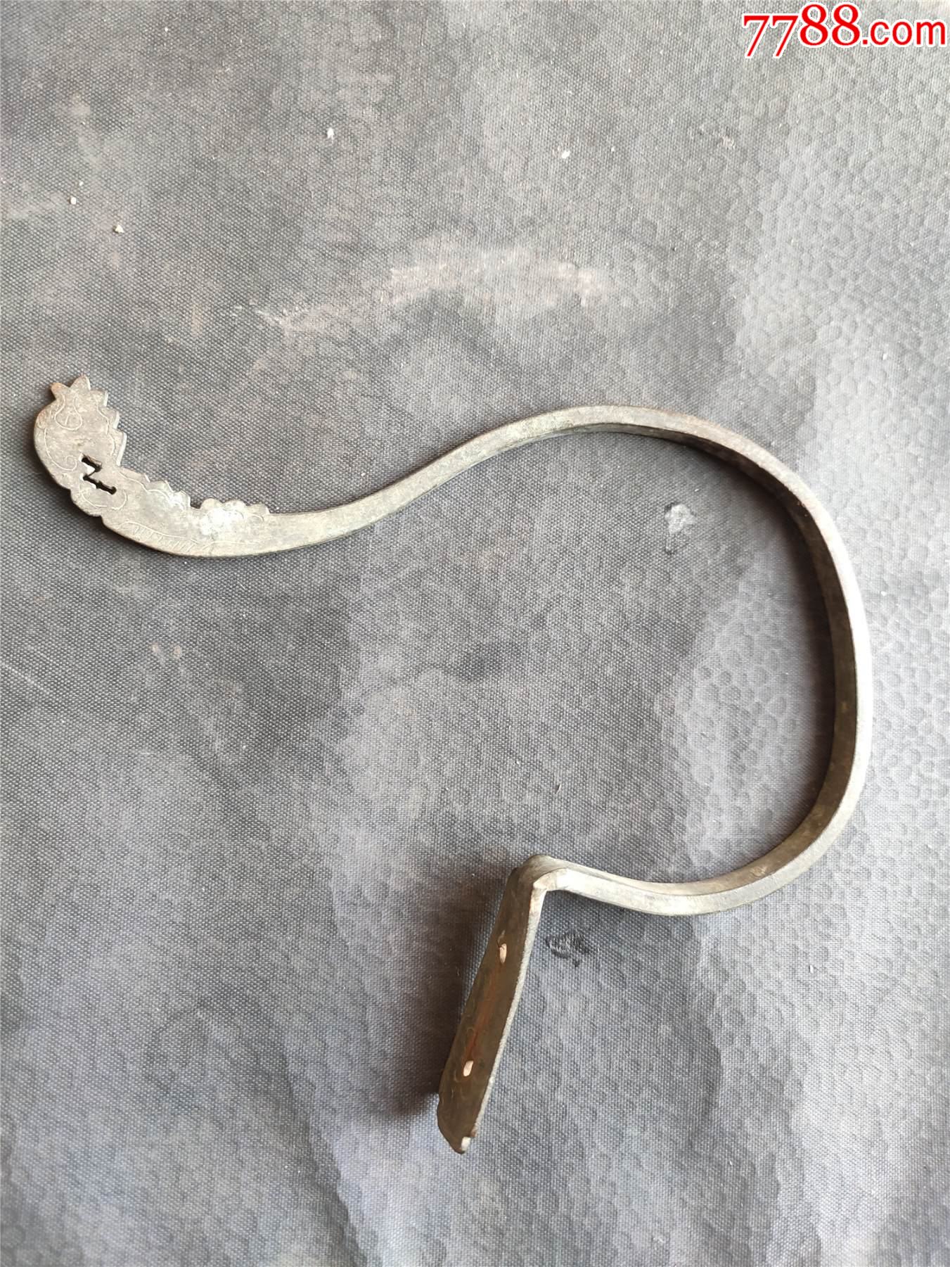 全品刻花铜器鸟笼钩子,全品如图所示_价格200元【一线摆地摊】_第1张