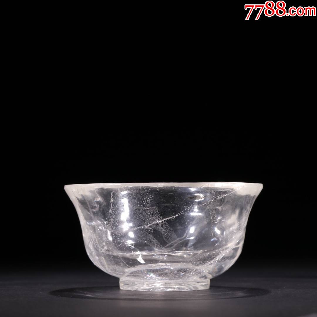 老水晶碗形文房水洗