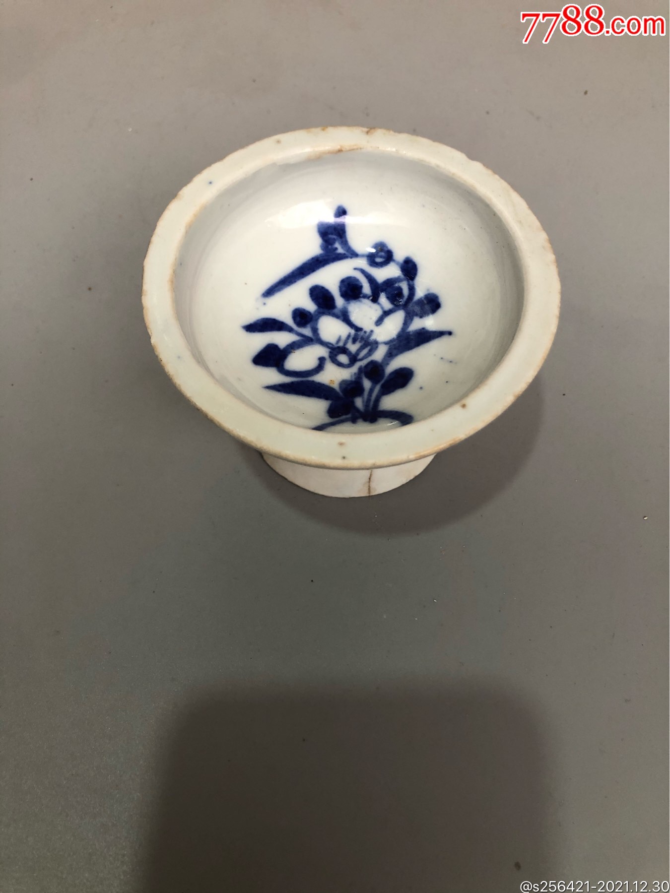 清代青花杯_青花瓷_图片欣赏_收藏价格_7788连环画