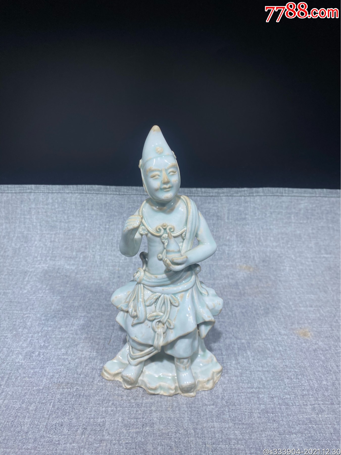 宋,湖田窑济公佛像_青白瓷/影青瓷_古物随缘【7788收藏__收藏热线】