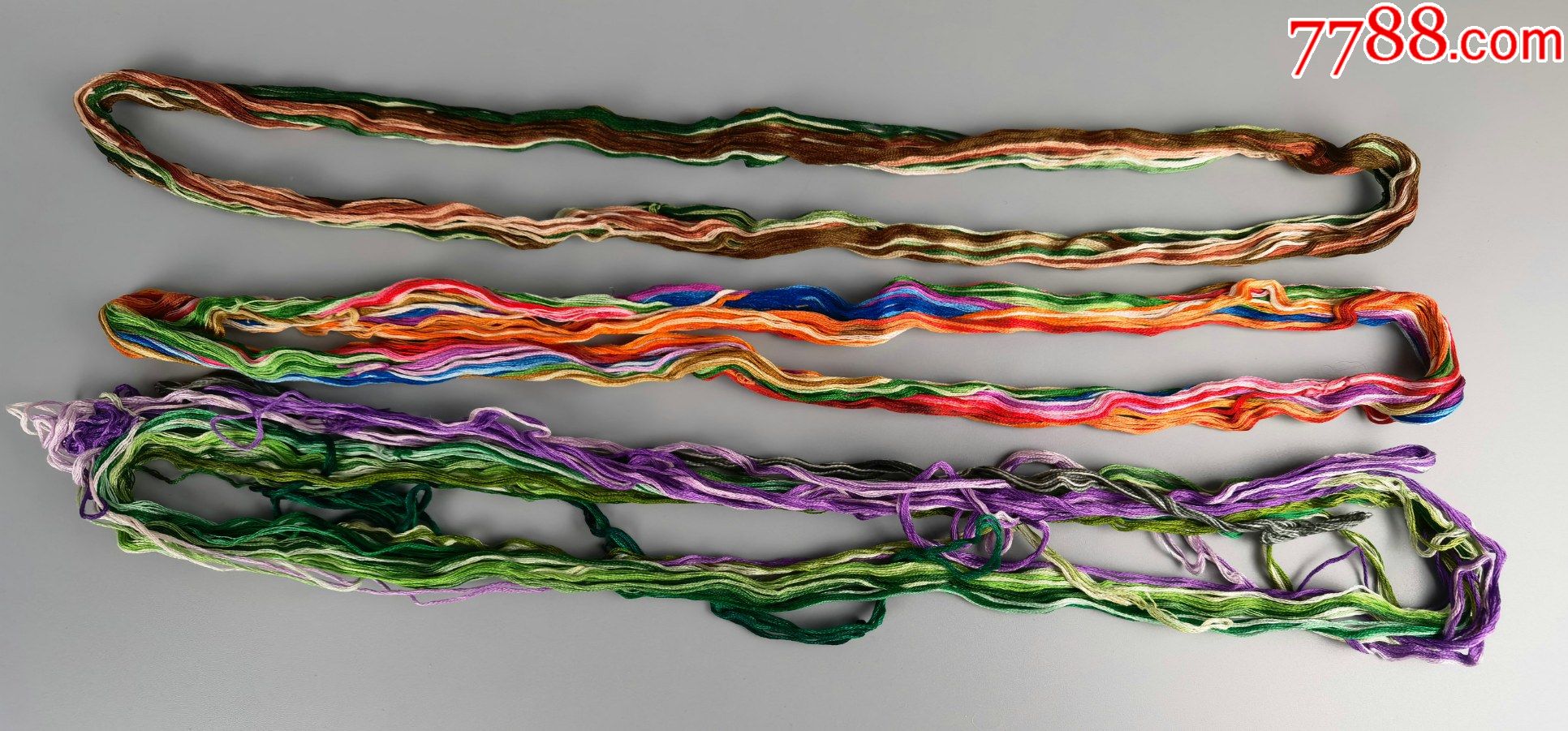 老丝线多色混合