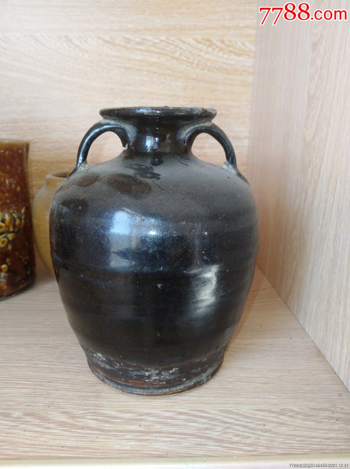 清代黑瓷瓶_黑瓷/天目瓷_陕北民俗【7788收藏__收藏热线】