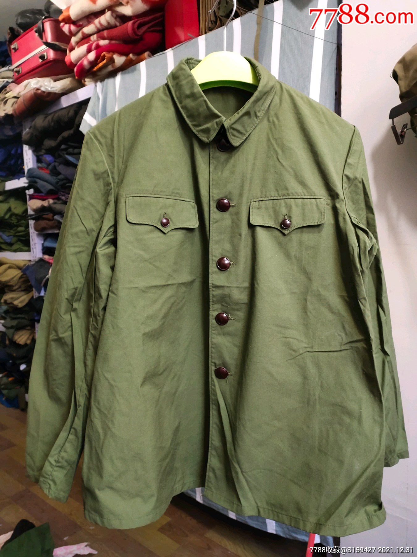 全新65式的确良士兵上衣