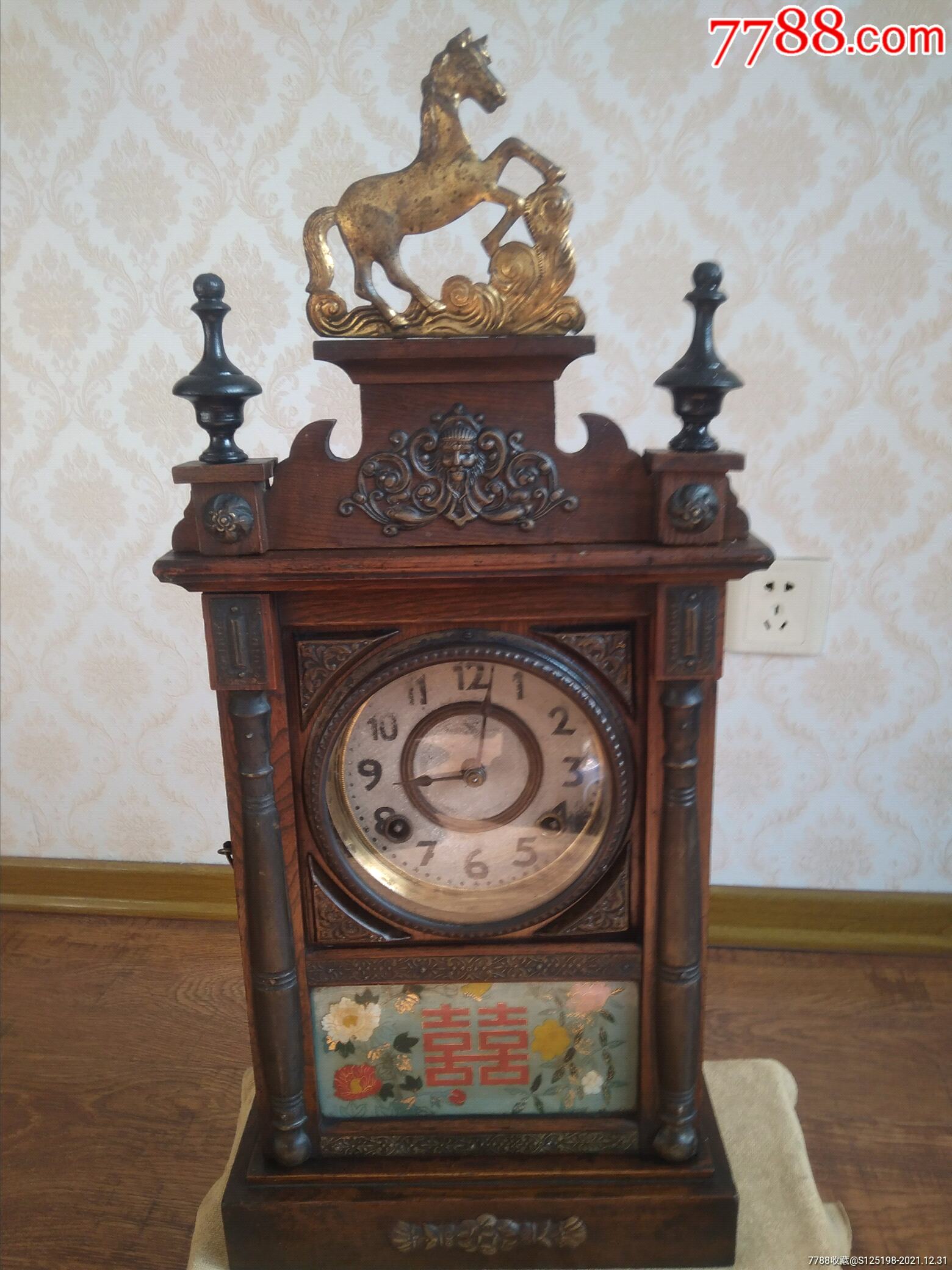 民国座钟播针走打响品相如图看好再买德邦快递保价