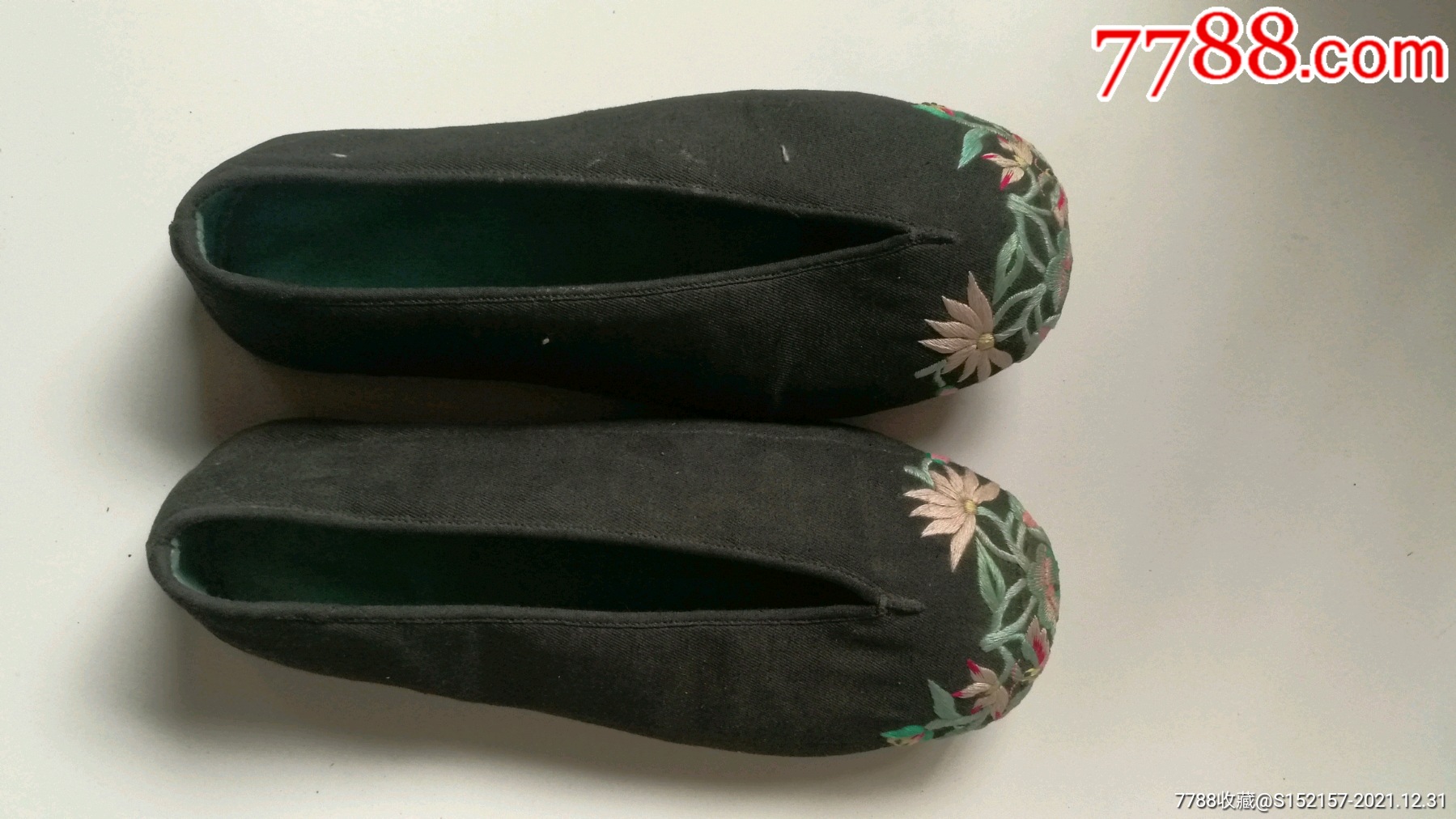 民国支前妇女绣花鞋