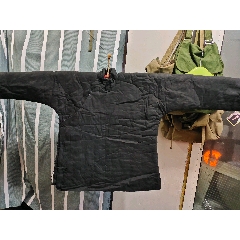 大襟棉布黑色棉花袄