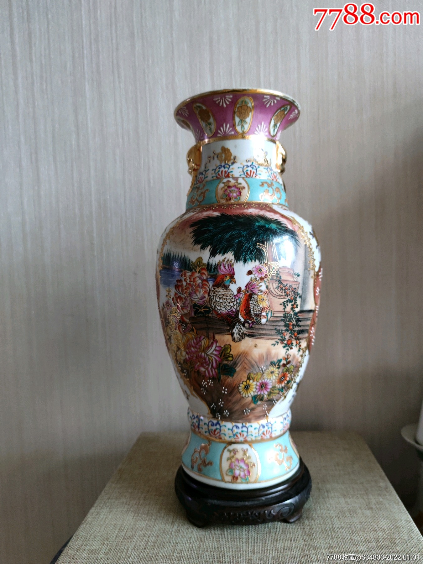 567手绘花瓶_价格1800元【坤都河文化】_第1张_7788收藏__收藏热线