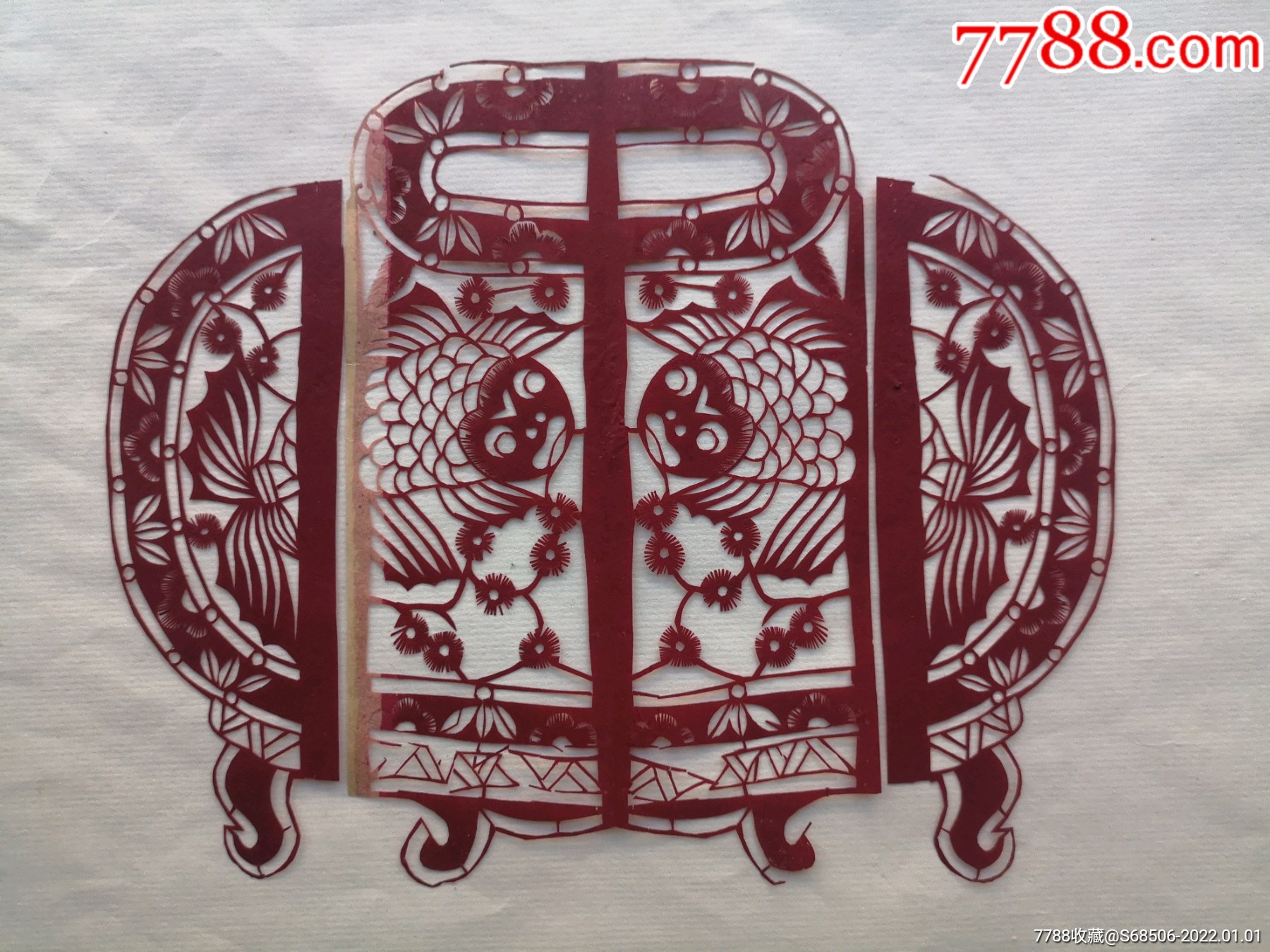 胶东老剪纸550鱼缸2