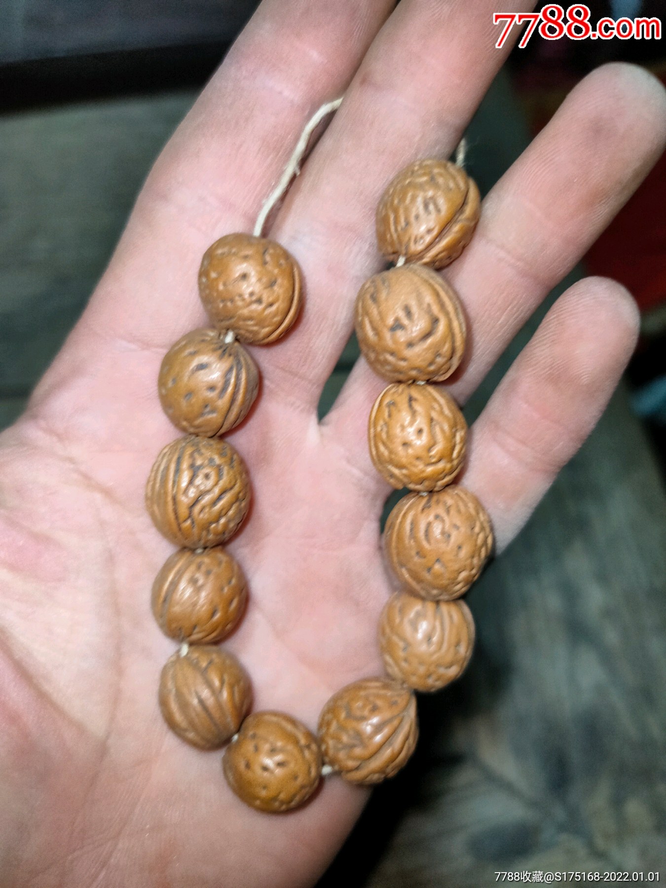 乡下收的桃核手串-其他木制用品-7788明信片收藏