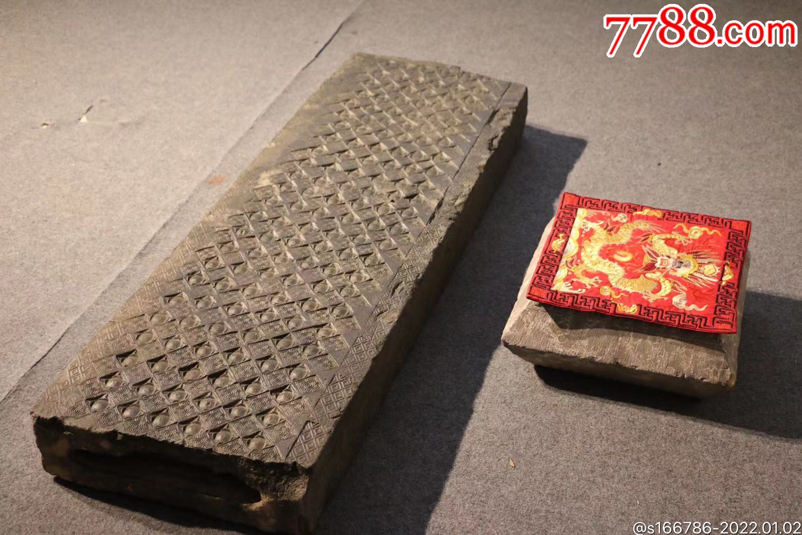 精品汉砖一块全品包老双面工,纹饰精美图案清晰漂亮