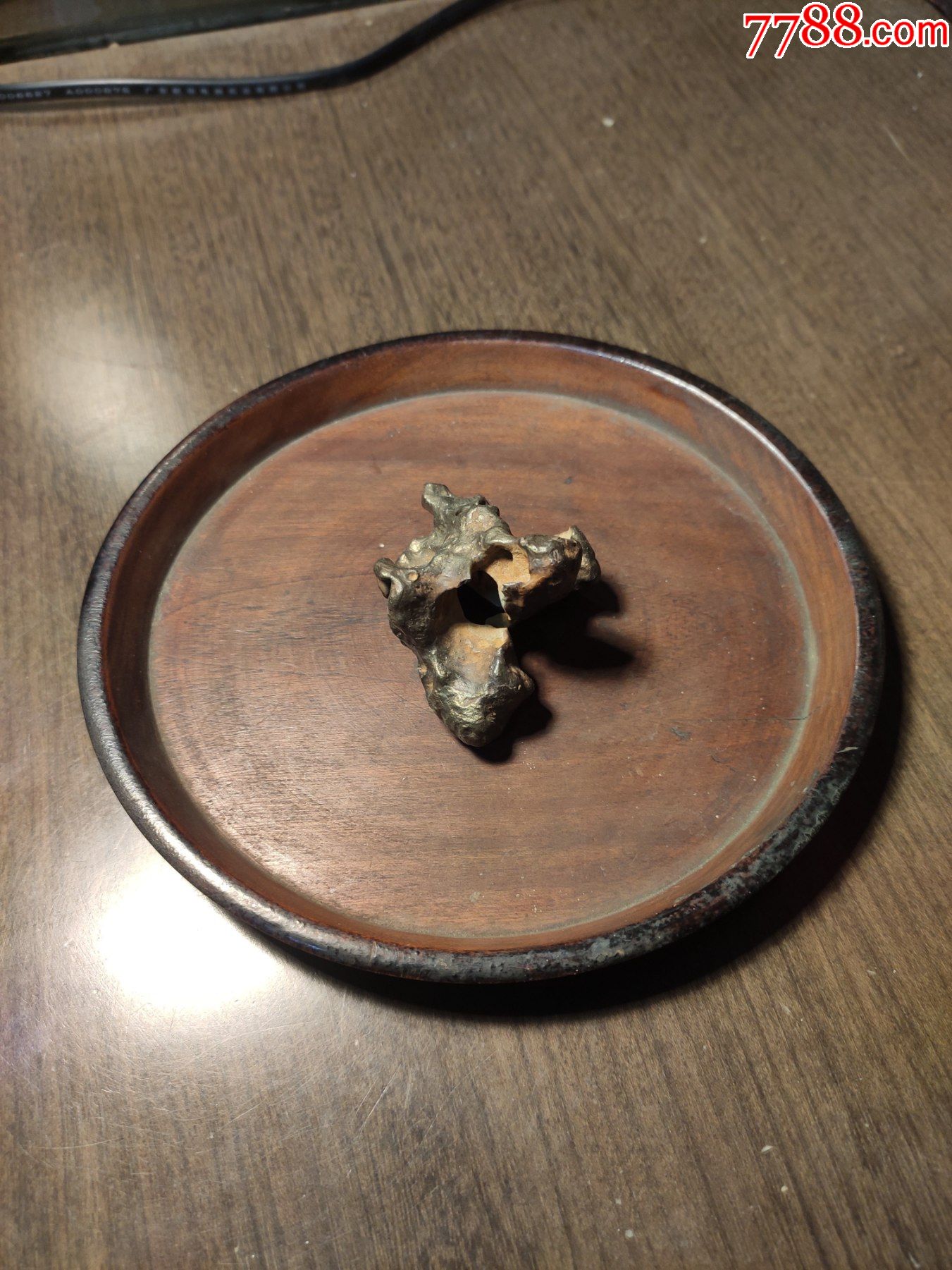 清代木器托盘文房盘茶盘圆形