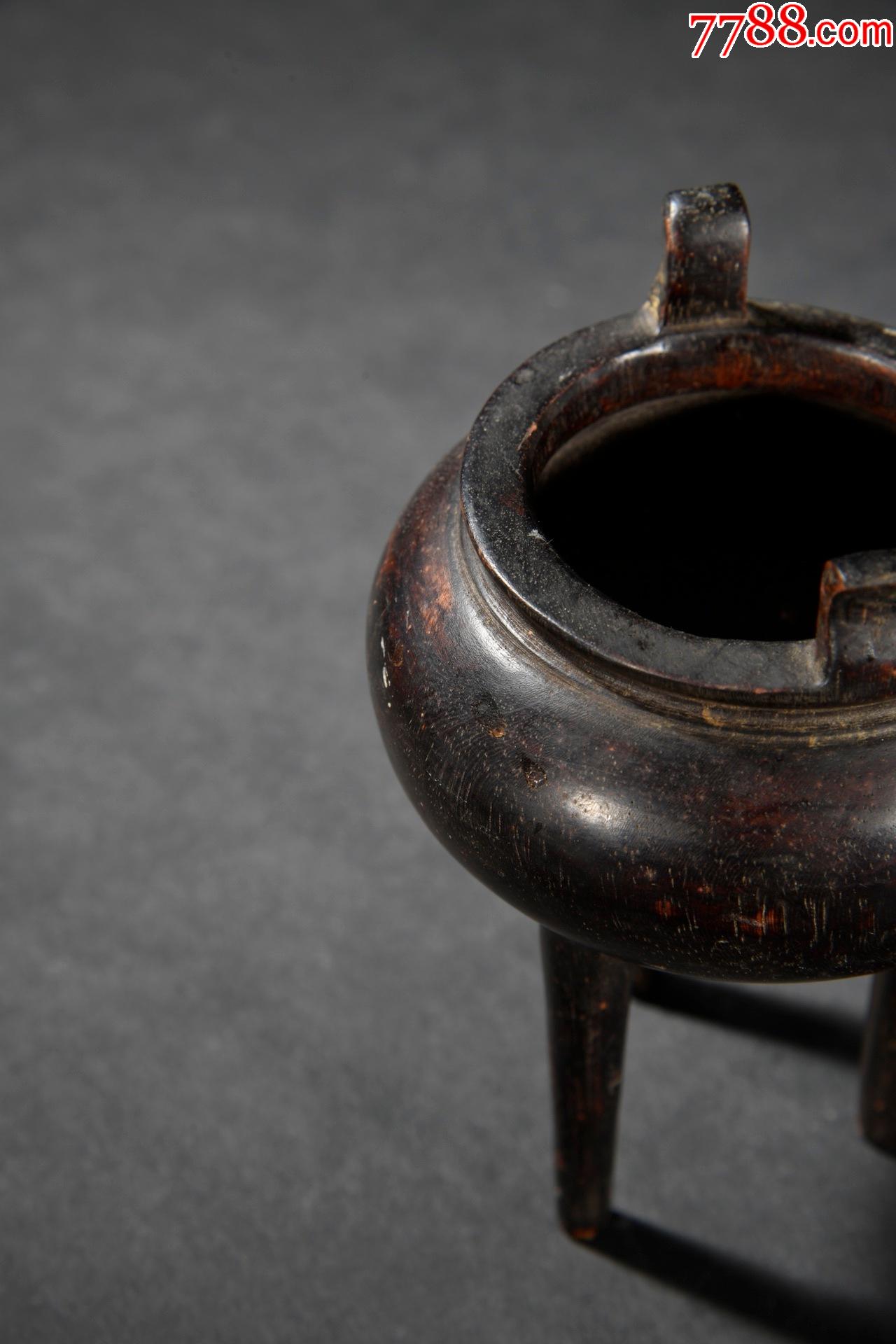 旧藏小叶紫檀文房琴炉